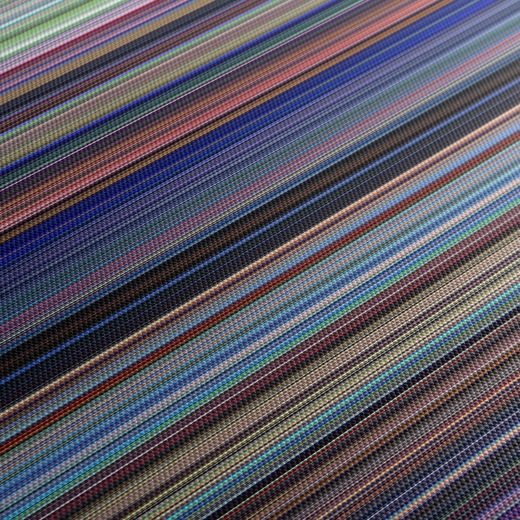 The Castle of Cagliostro (1979) CineSpectrum Color Spectrum Canvas Print - Close Up of Middle of Print