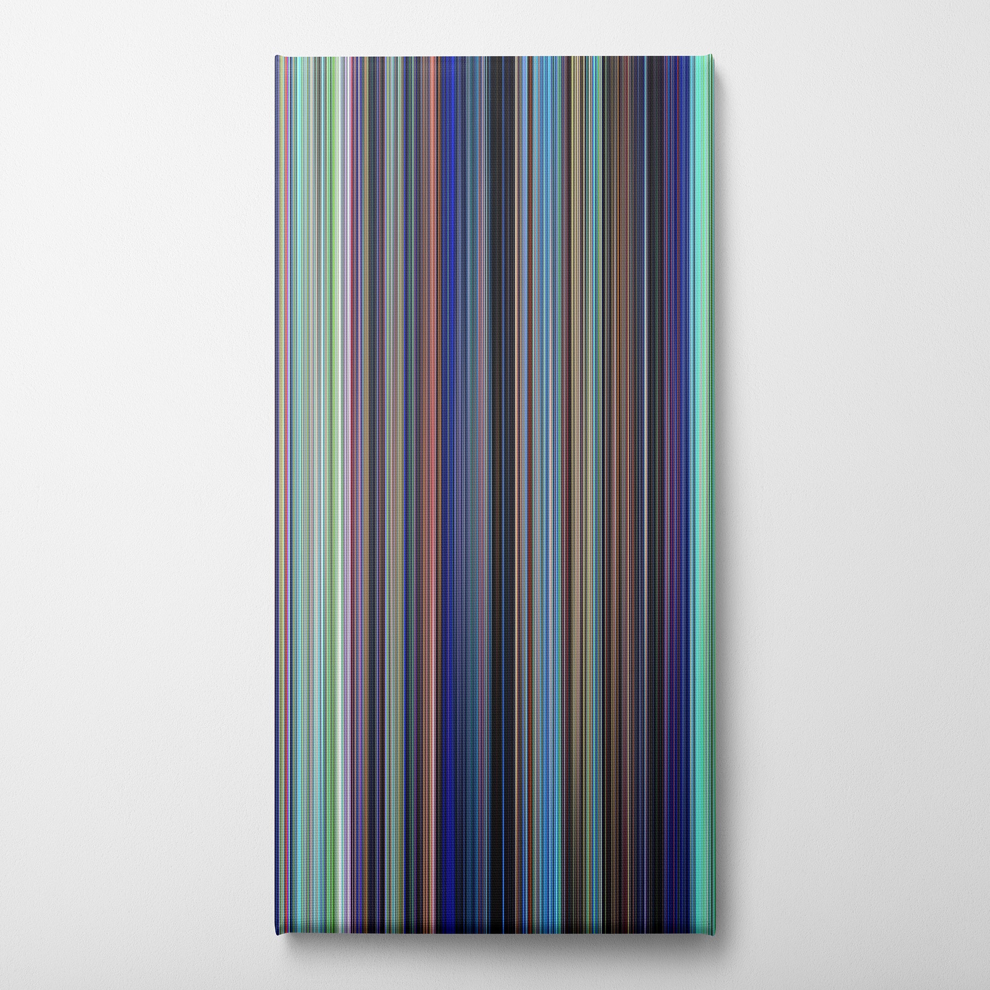 The Castle of Cagliostro (1979) CineSpectrum Color Spectrum Canvas Print - Vertical on Wall