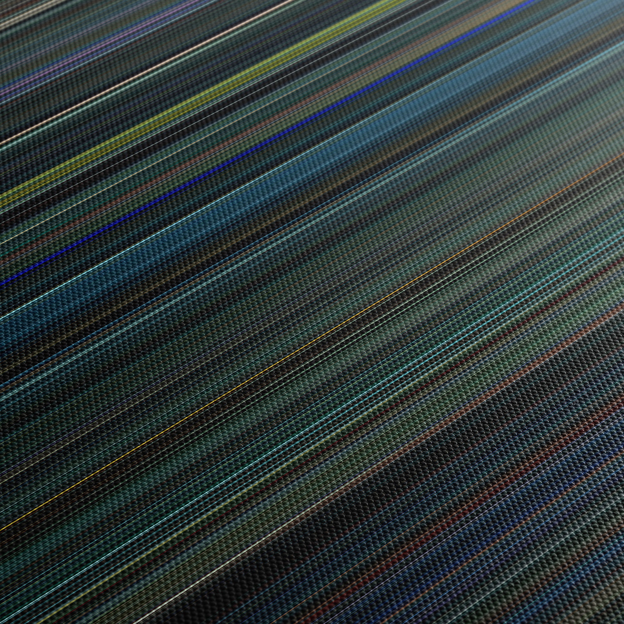 The Cloverfield Paradox (2018) CineSpectrum Color Spectrum Canvas Print - Close Up of Middle of Print