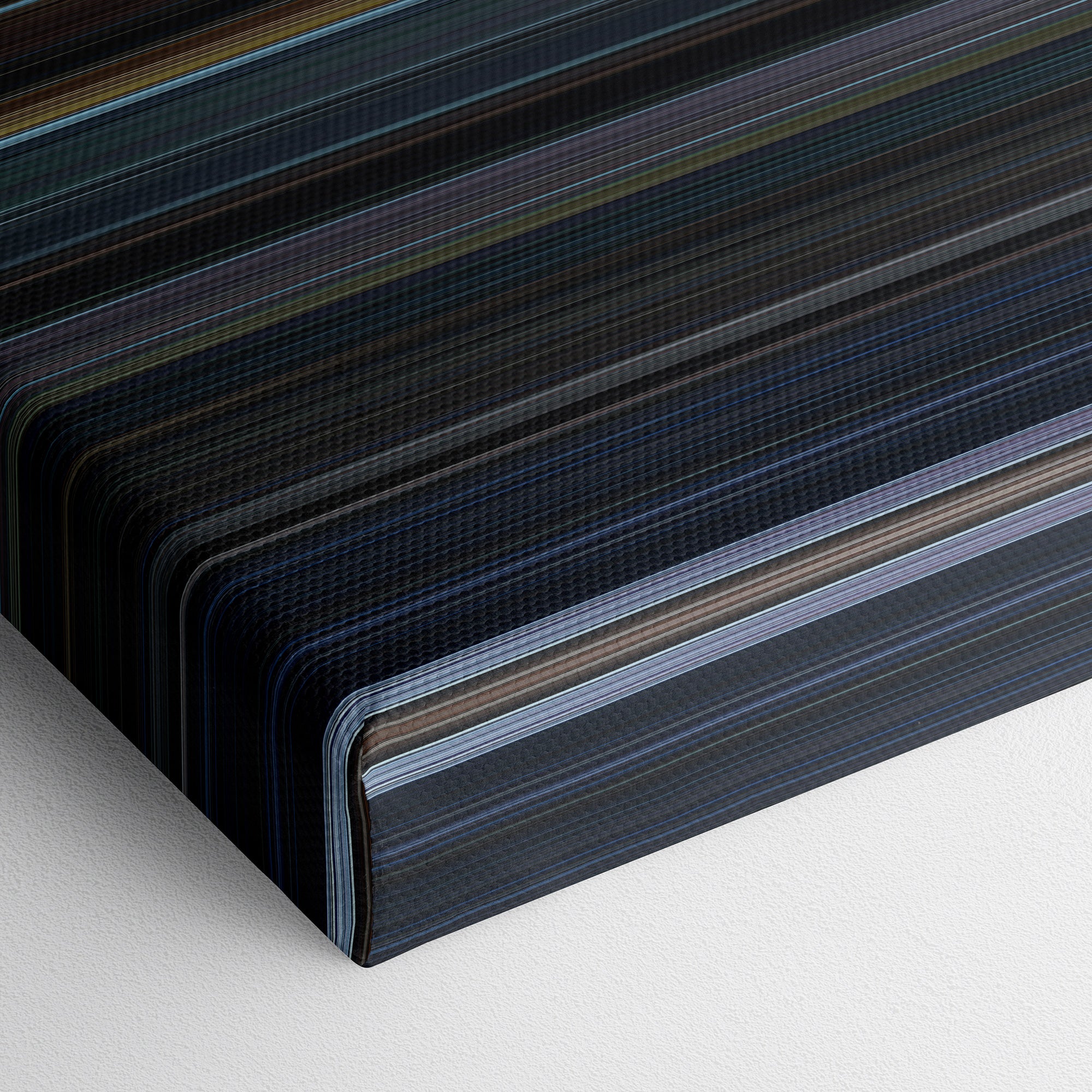 The Conjuring 2 (2016) CineSpectrum Color Spectrum Canvas Print - Close Up of Bottom of Print