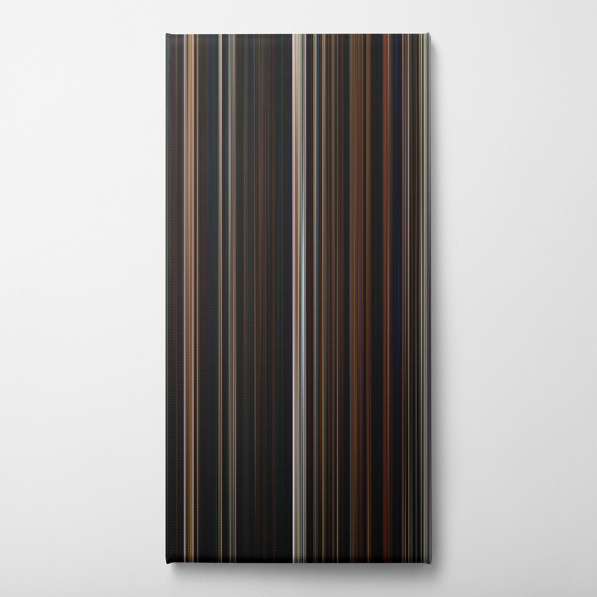 The Count of Monte Cristo (2002) CineSpectrum Color Spectrum Canvas Print - Vertical on Wall