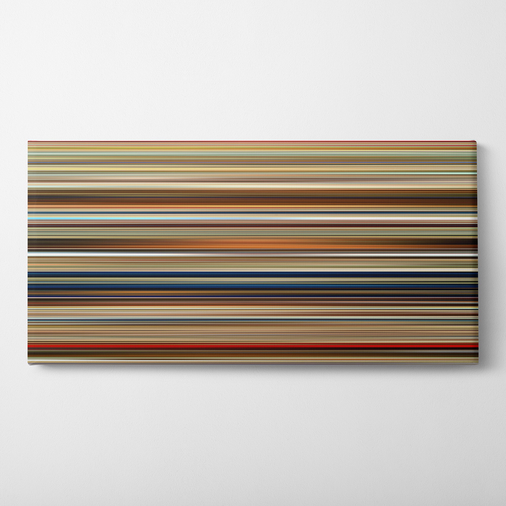 The Dance of Reality (2013) CineSpectrum Color Spectrum Canvas Print - Horizontal on Wall