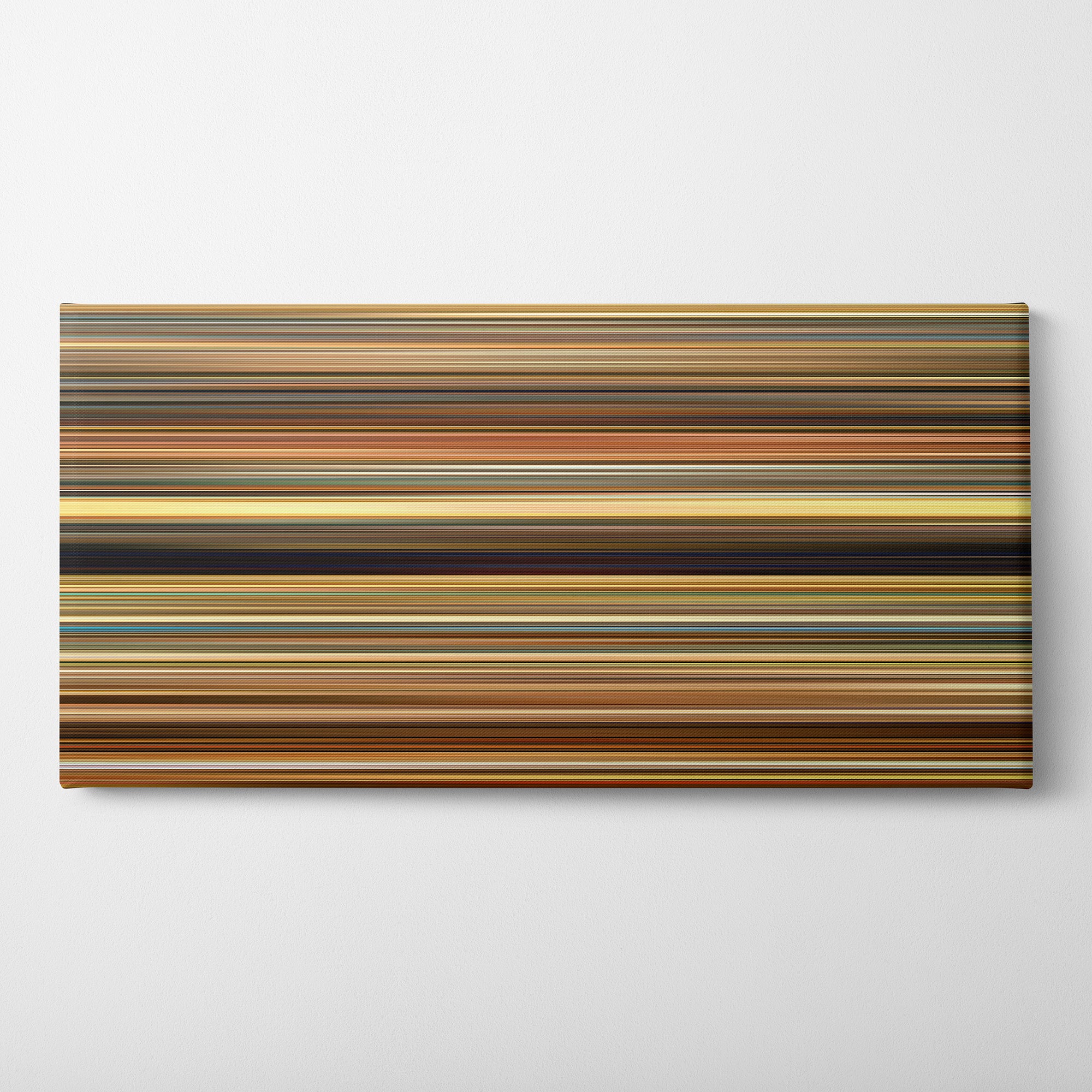 The Darjeeling Limited (2007) CineSpectrum Color Spectrum Canvas Print - Horizontal on Wall