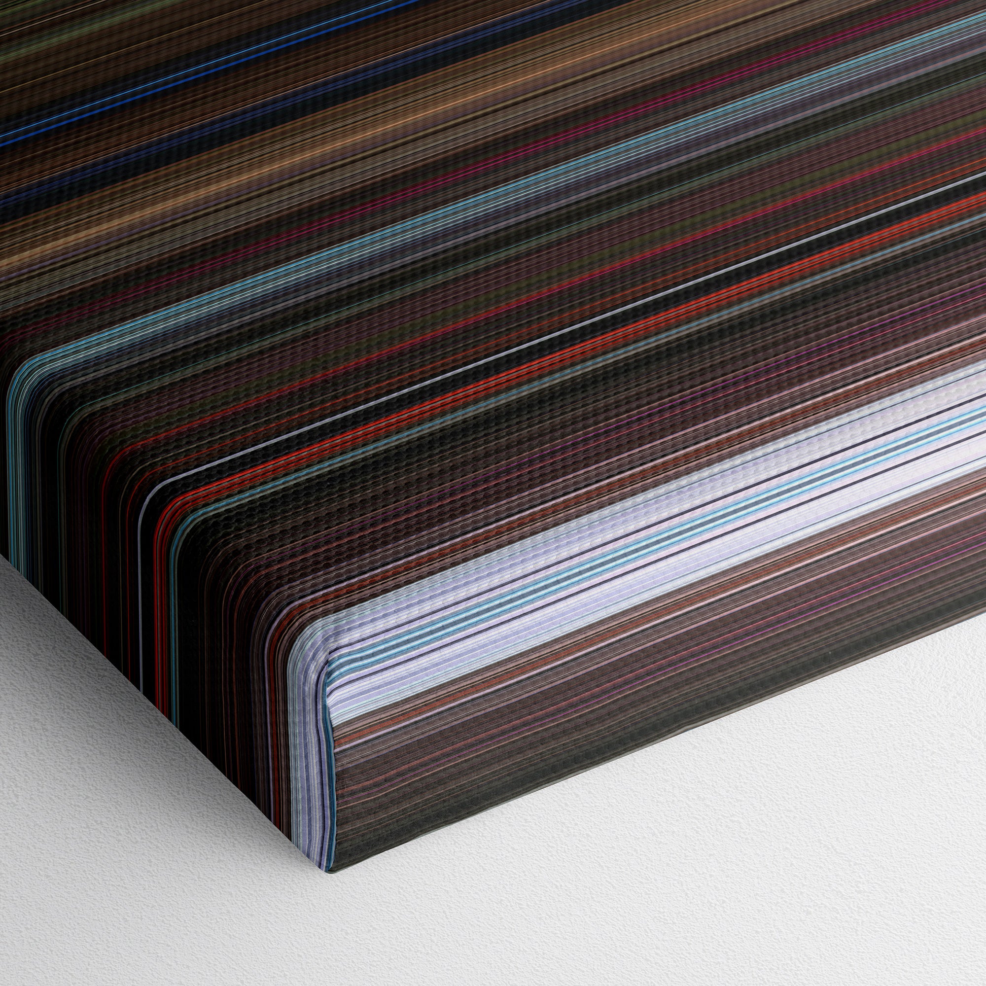 The Dark Crystal (1982) CineSpectrum Color Spectrum Canvas Print - Close Up of Bottom of Print