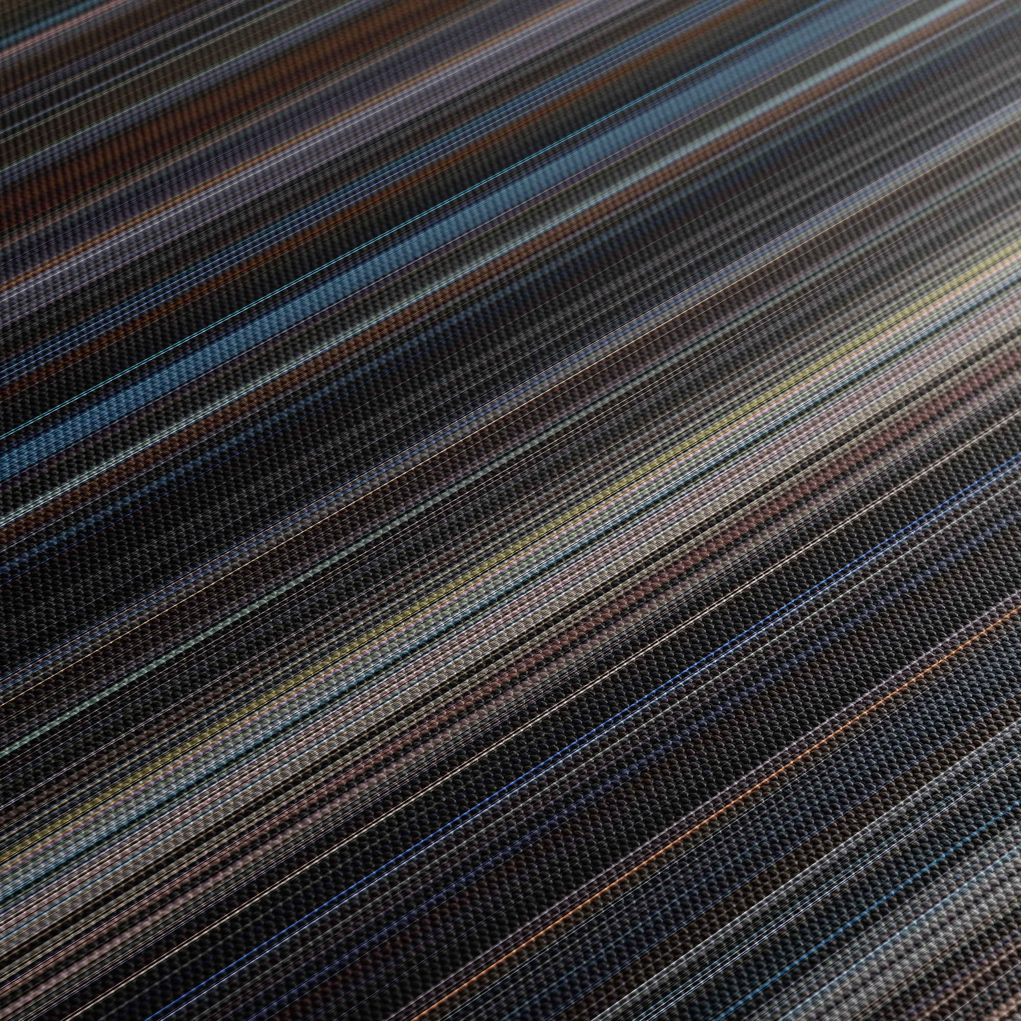 The Dark Knight Rises (2012) CineSpectrum Color Spectrum Canvas Print - Close Up of Middle of Print