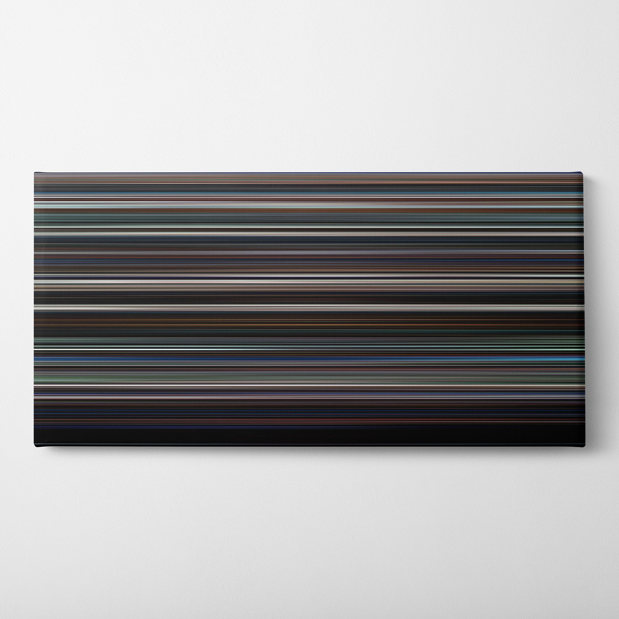 The Dark Knight (2008) CineSpectrum Color Spectrum Canvas Print - Horizontal on Wall