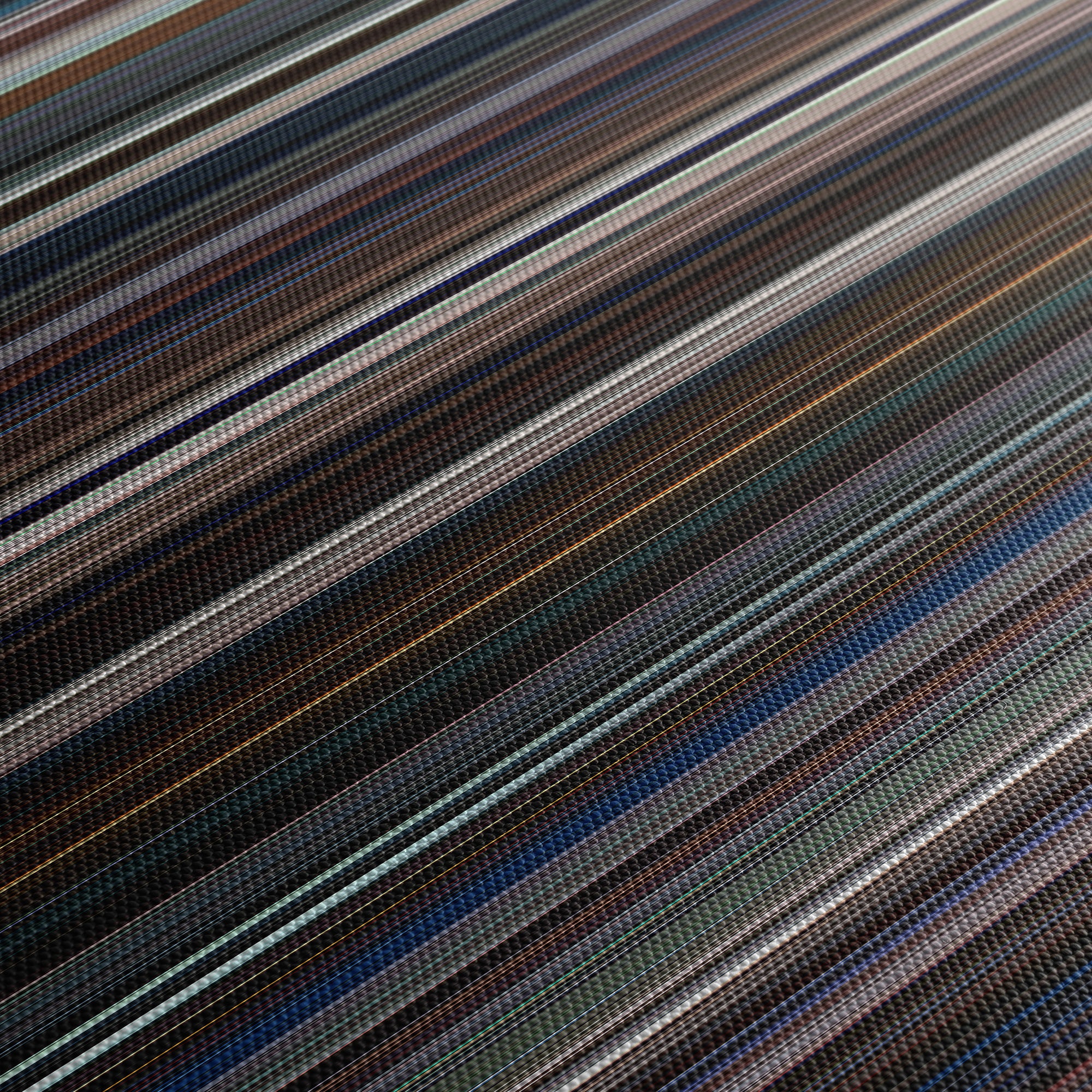 The Dark Knight (2008) CineSpectrum Color Spectrum Canvas Print - Close Up of Middle of Print