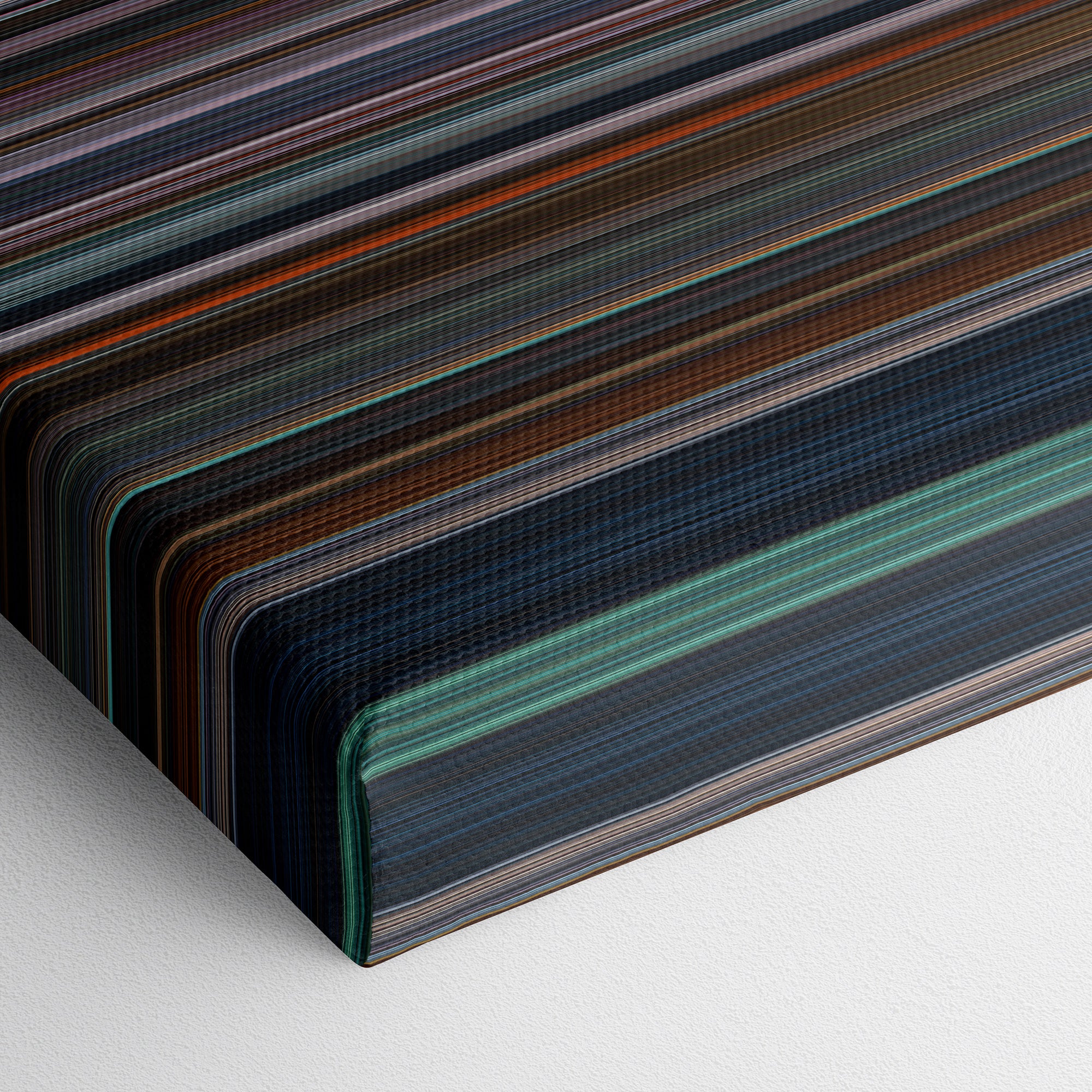 The Fast and the Furious - Tokyo Drift (2011) CineSpectrum Color Spectrum Canvas Print - Close Up of Bottom of Print