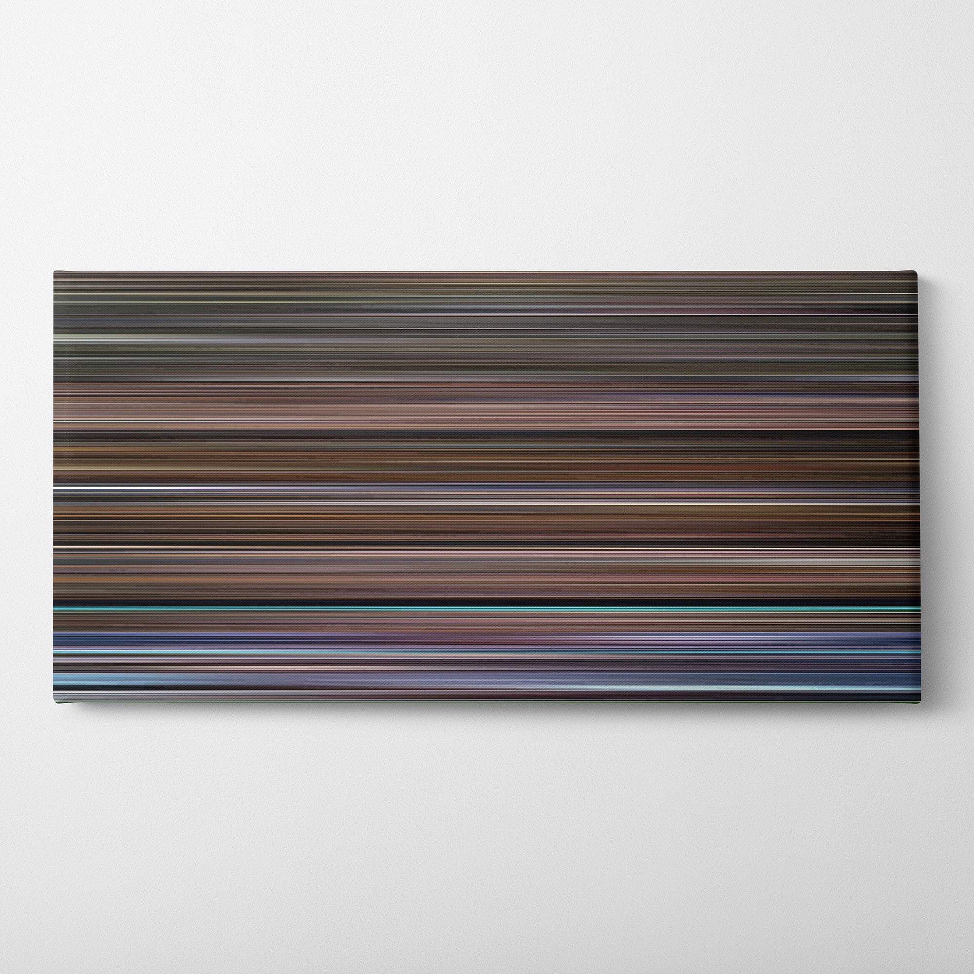 The Father (2020) CineSpectrum Color Spectrum Canvas Print - Horizontal on Wall