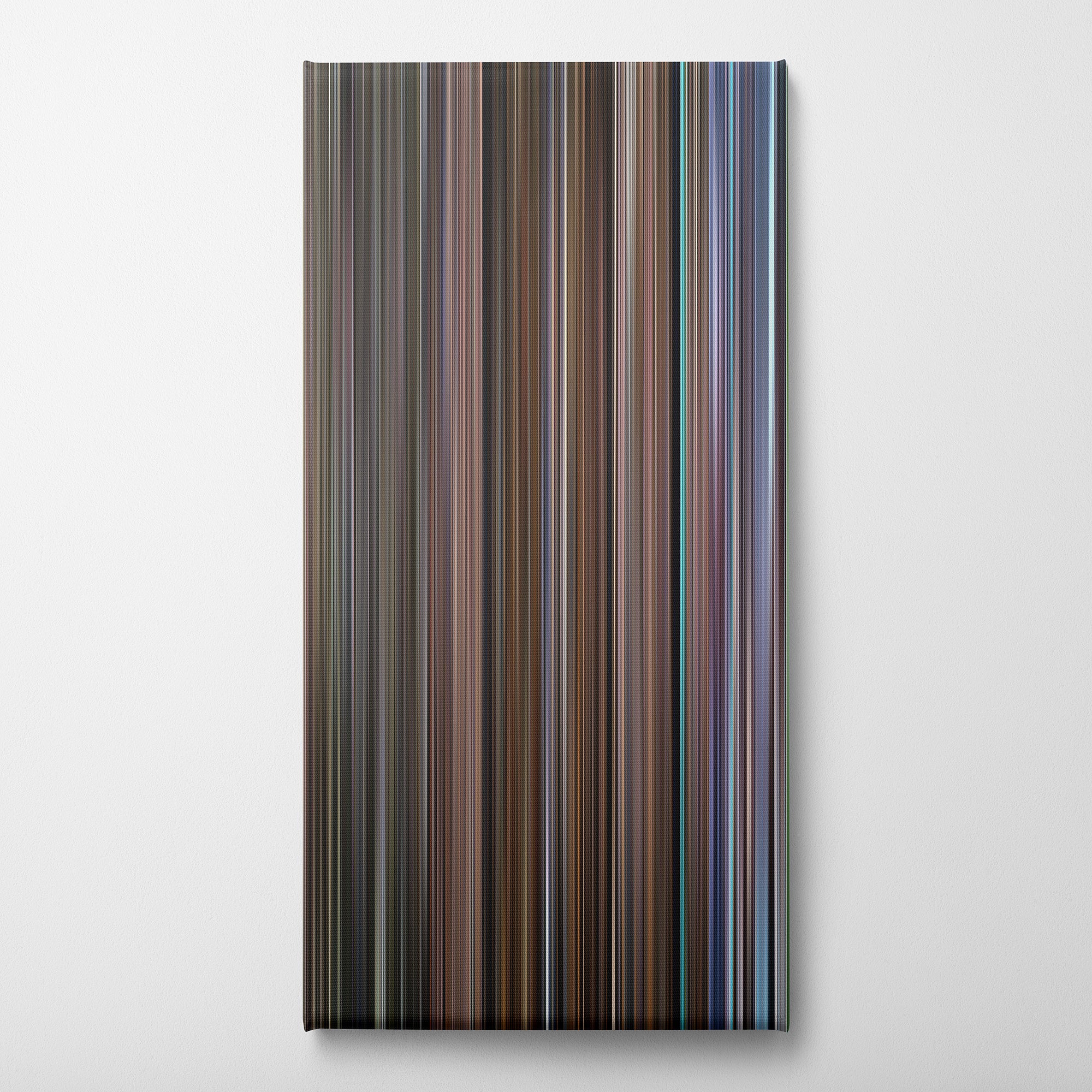 The Father (2020) CineSpectrum Color Spectrum Canvas Print - Vertical on Wall