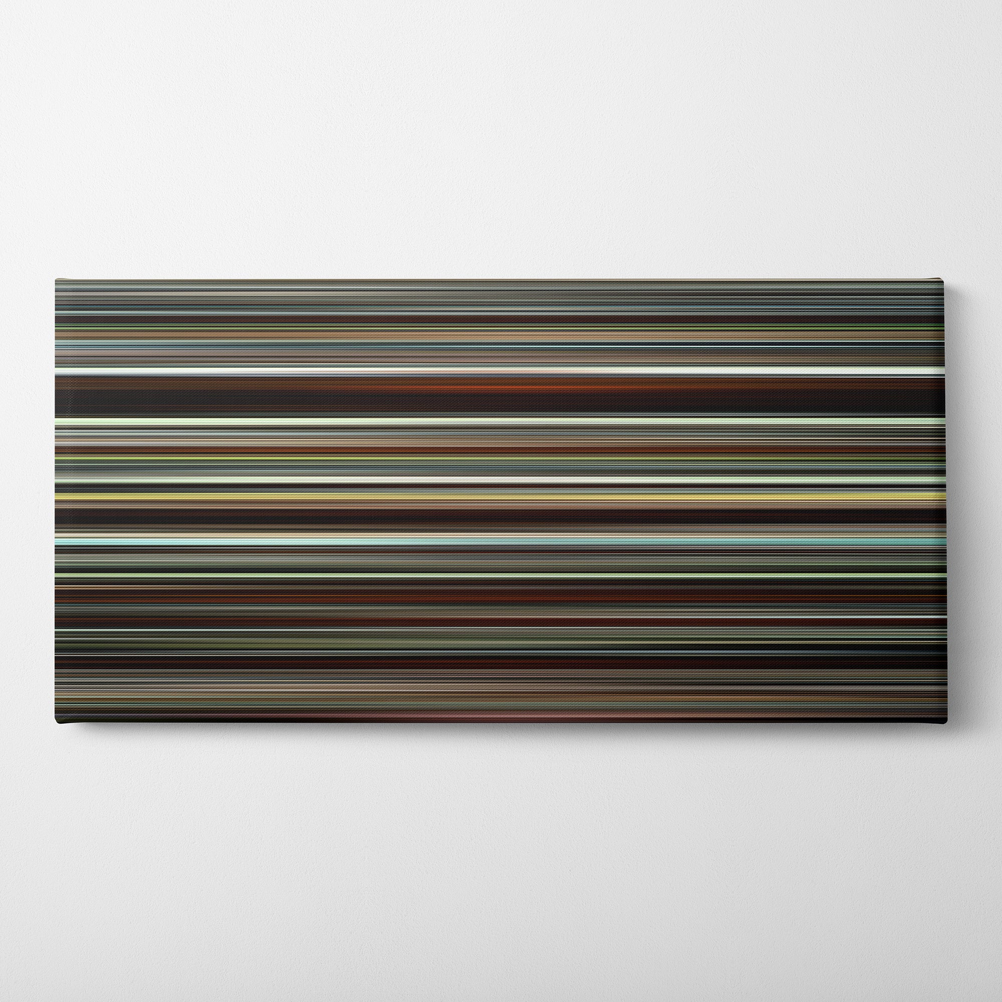 The Favourite (2018) CineSpectrum Color Spectrum Canvas Print - Horizontal on Wall