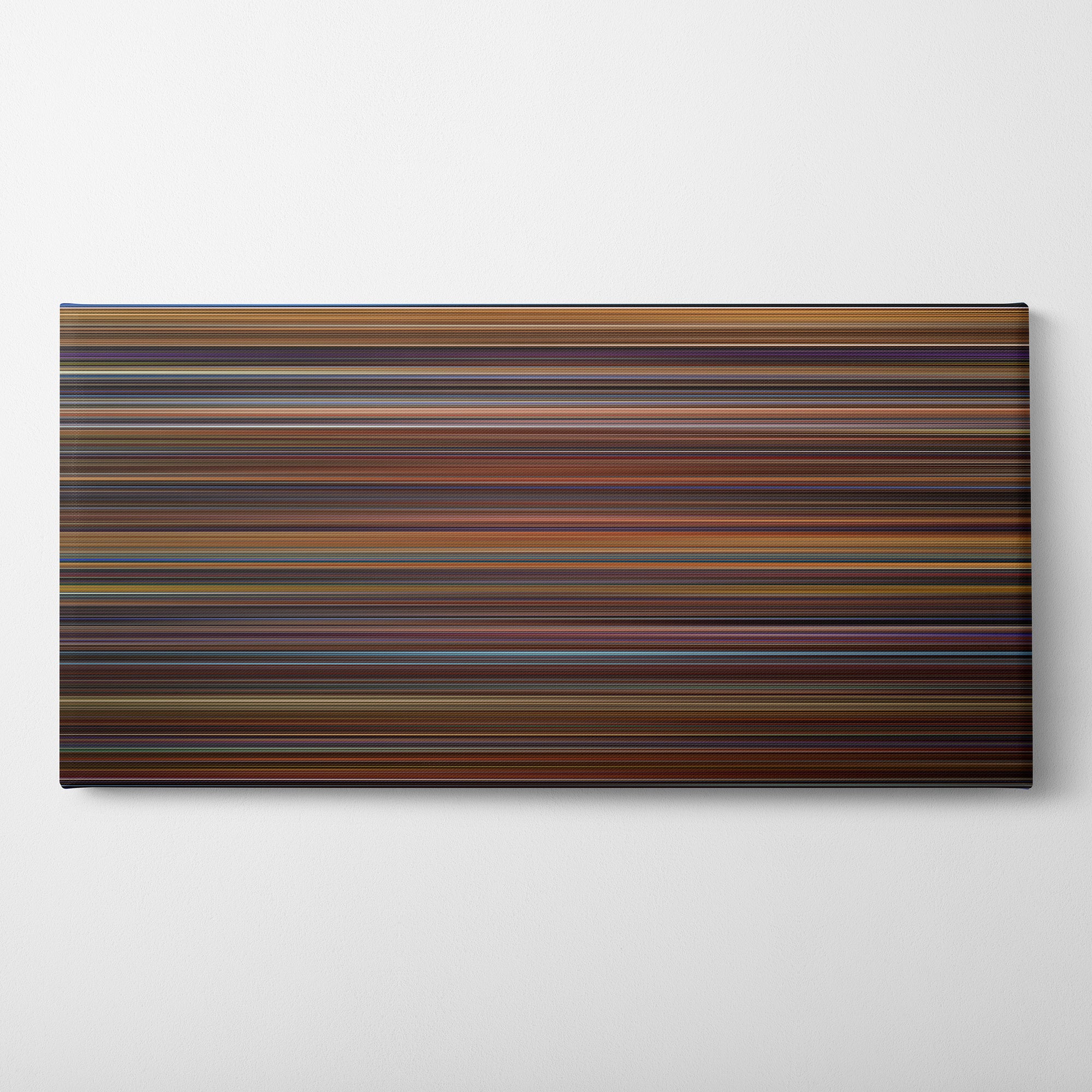 The Fifth Element (1997) CineSpectrum Color Spectrum Canvas Print - Horizontal on Wall