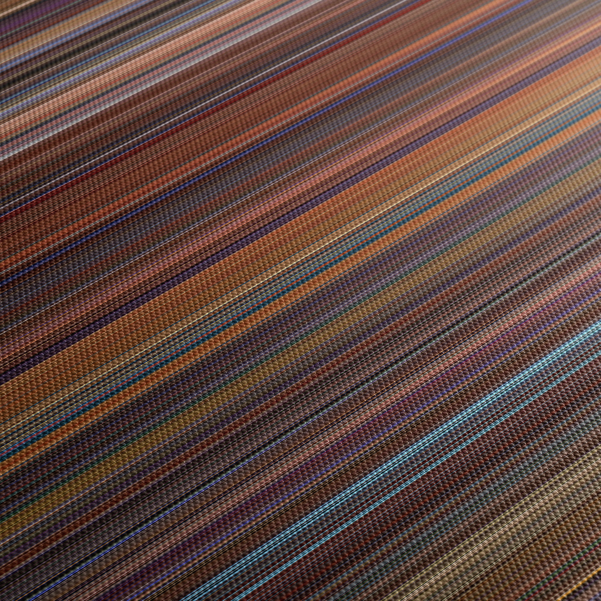 The Fifth Element (1997) CineSpectrum Color Spectrum Canvas Print - Close Up of Middle of Print