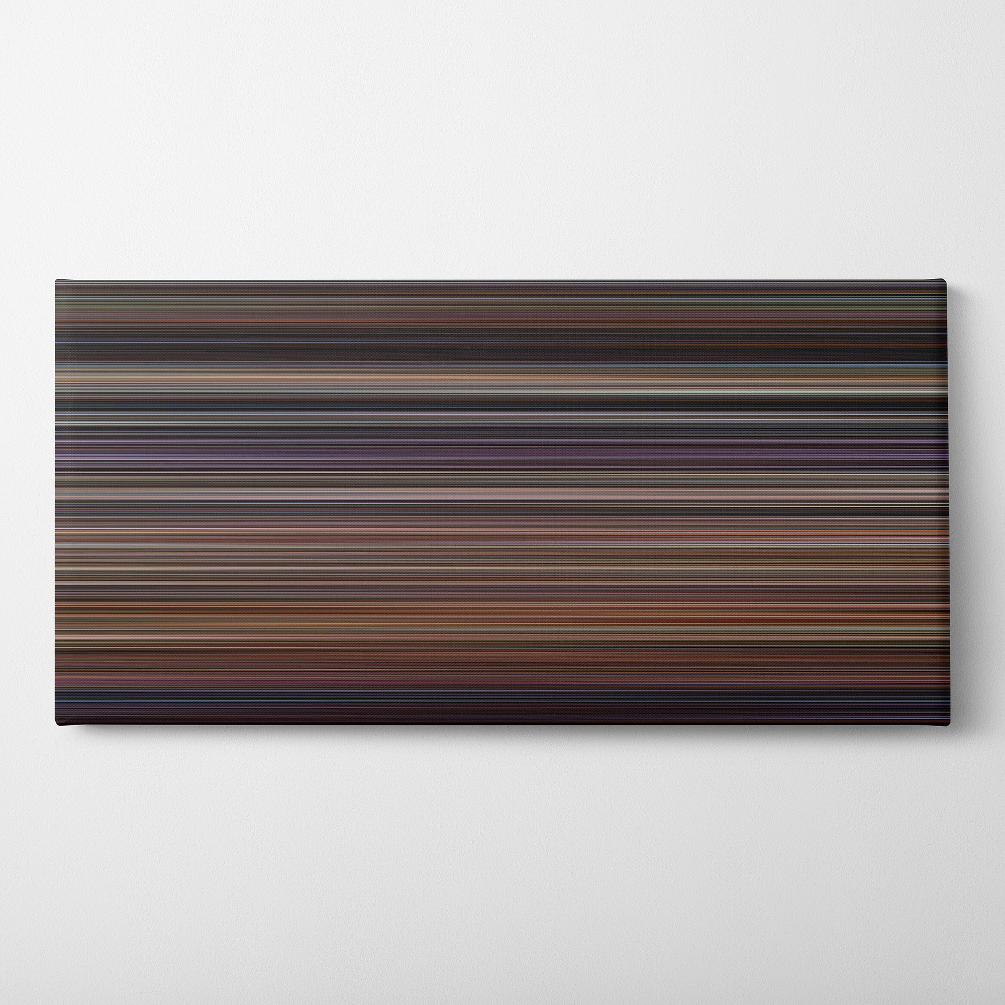 The Fugitive (1993) CineSpectrum Color Spectrum Canvas Print - Horizontal on Wall