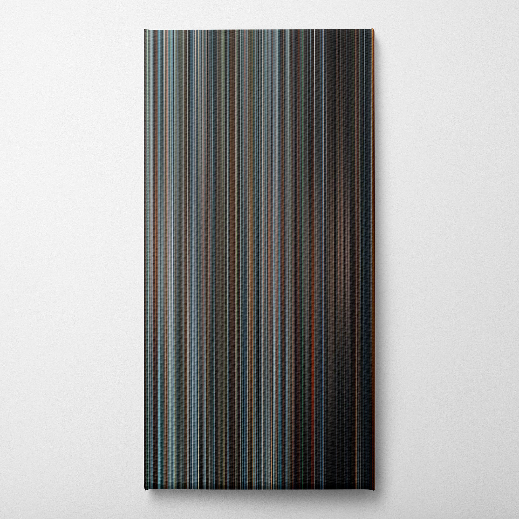 The Girl Who Kicked the Hornet's Nest (2009) CineSpectrum Color Spectrum Canvas Print - Vertical on Wall