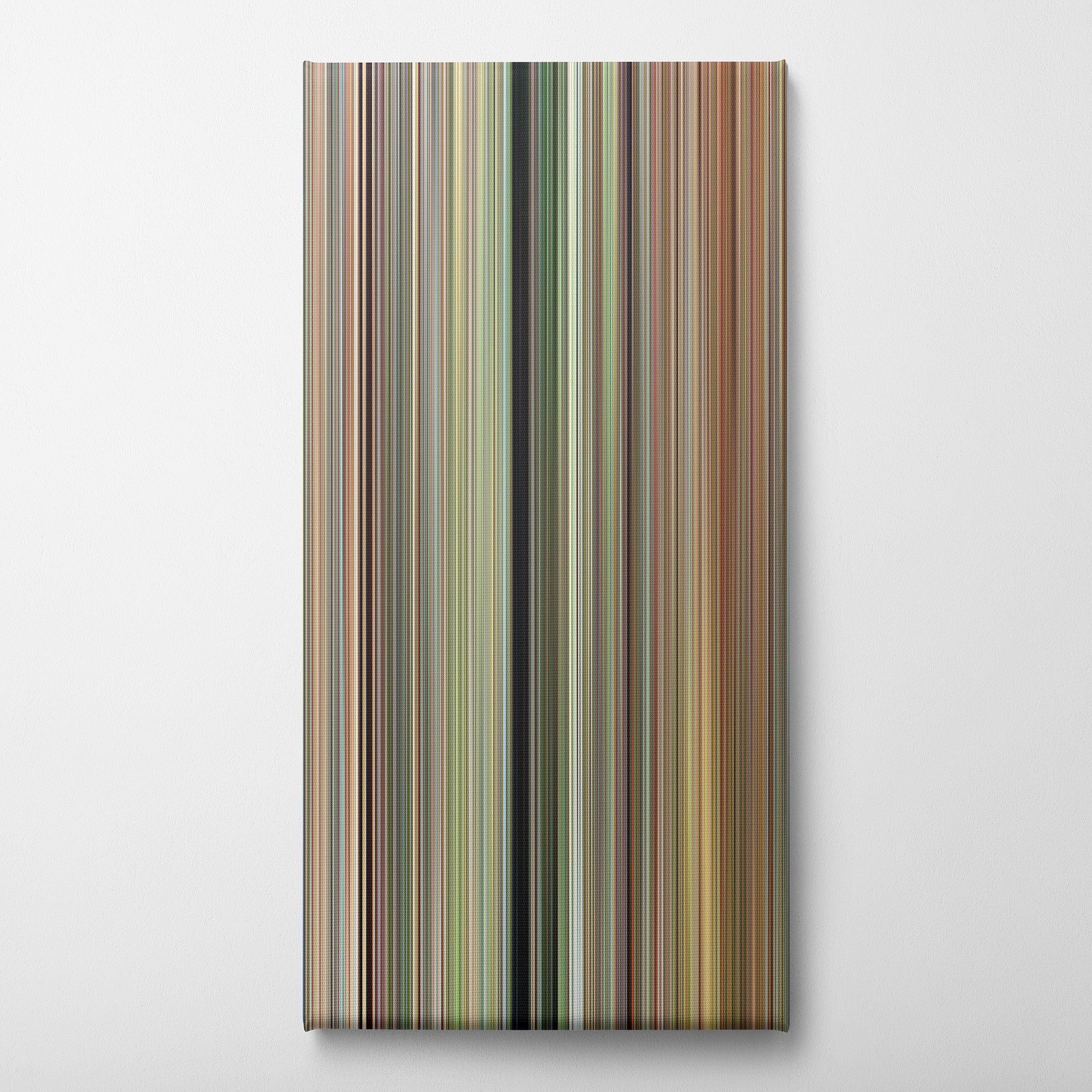 The Gods Must Be Crazy (1980) CineSpectrum Color Spectrum Canvas Print - Vertical on Wall