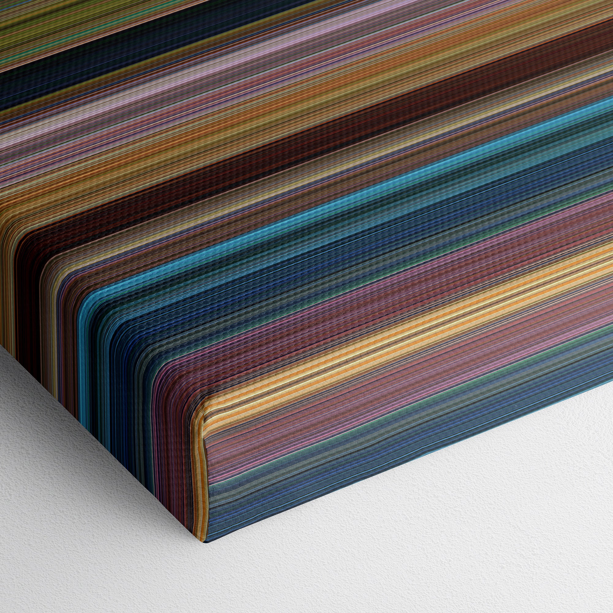 The Good Dinosaur (2015) CineSpectrum Color Spectrum Canvas Print - Close Up of Bottom of Print