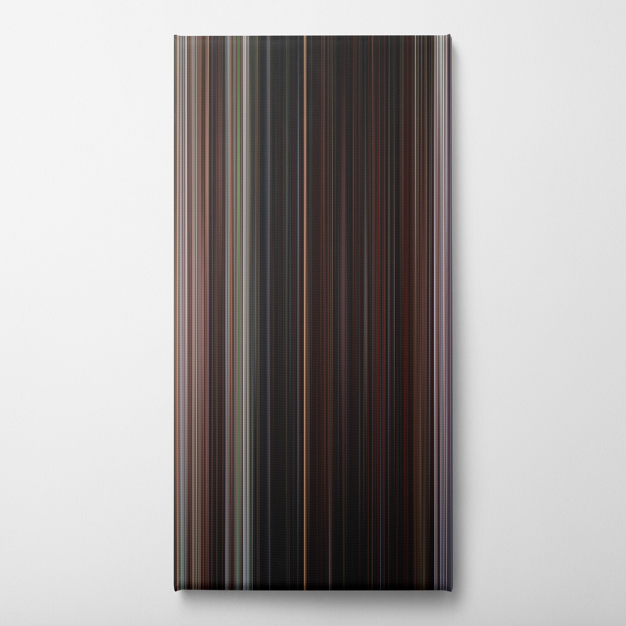 The Goonies (1985) CineSpectrum Color Spectrum Canvas Print - Vertical on Wall