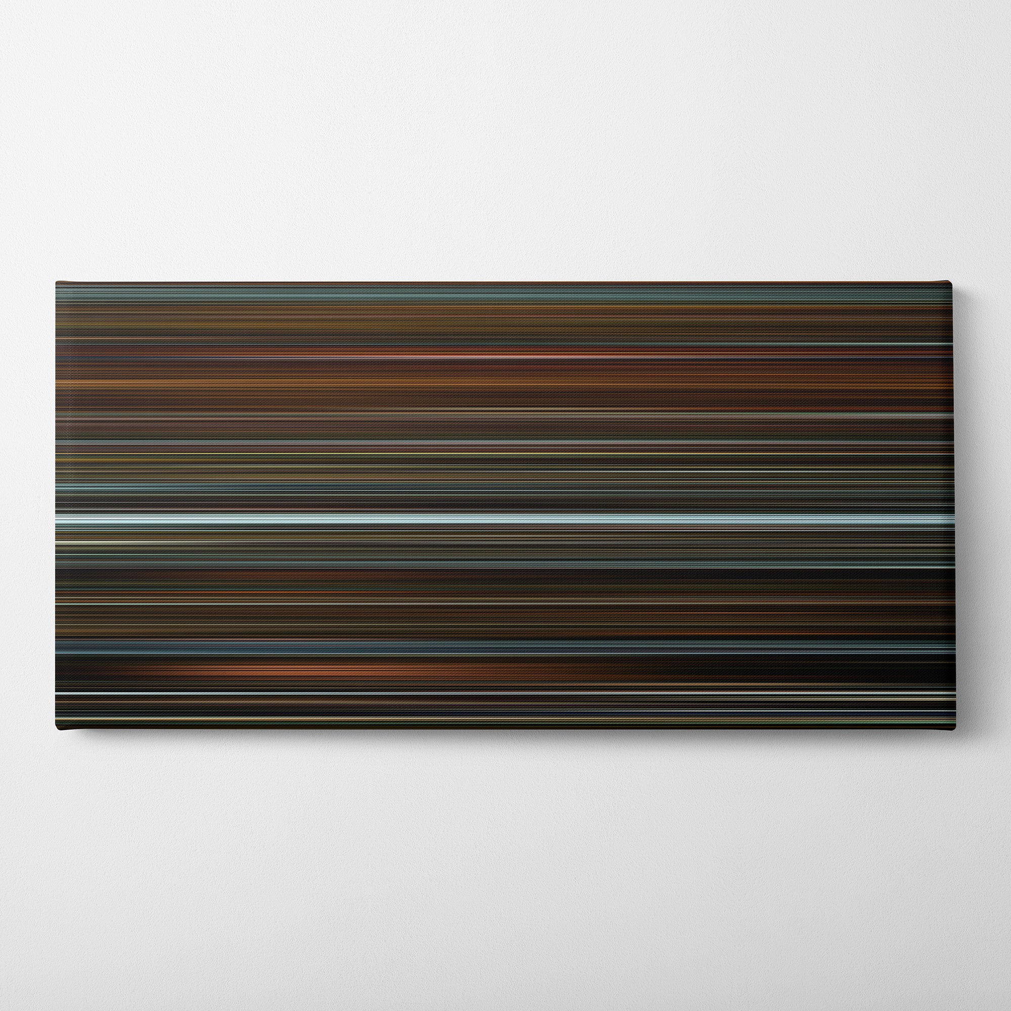 The Grandmaster (2013) CineSpectrum Color Spectrum Canvas Print - Horizontal on Wall