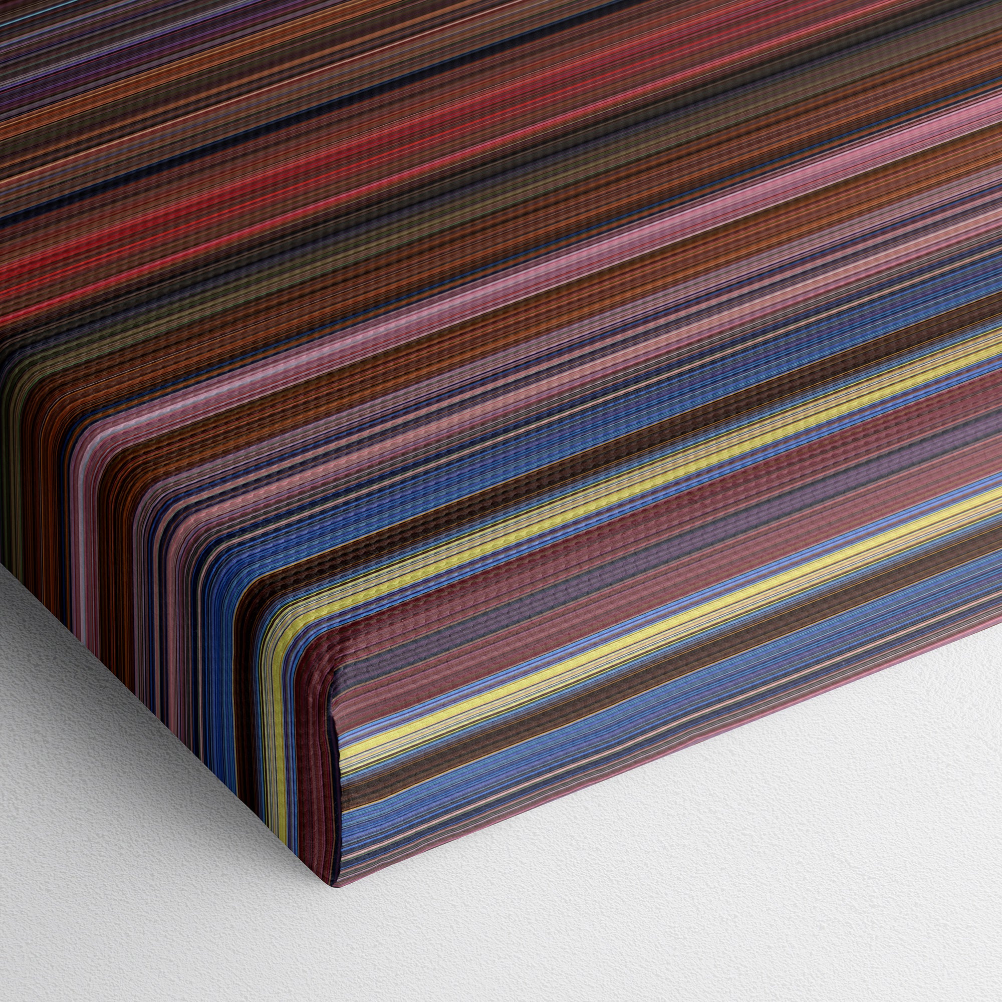 The Great Mouse Detective (1986) CineSpectrum Color Spectrum Canvas Print - Close Up of Bottom of Print