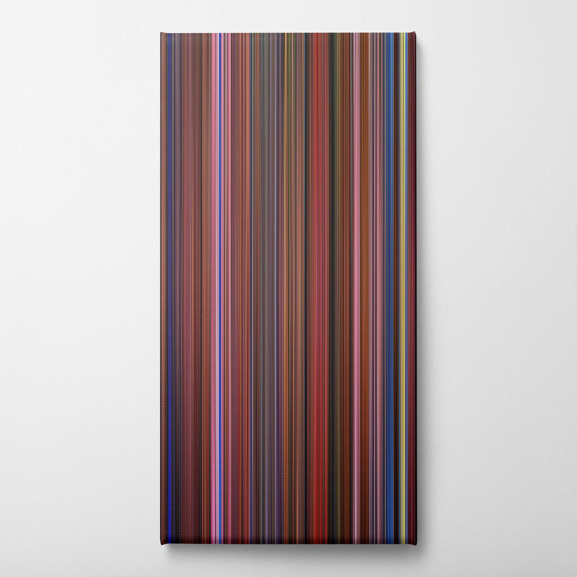 The Great Mouse Detective (1986) CineSpectrum Color Spectrum Canvas Print - Vertical on Wall