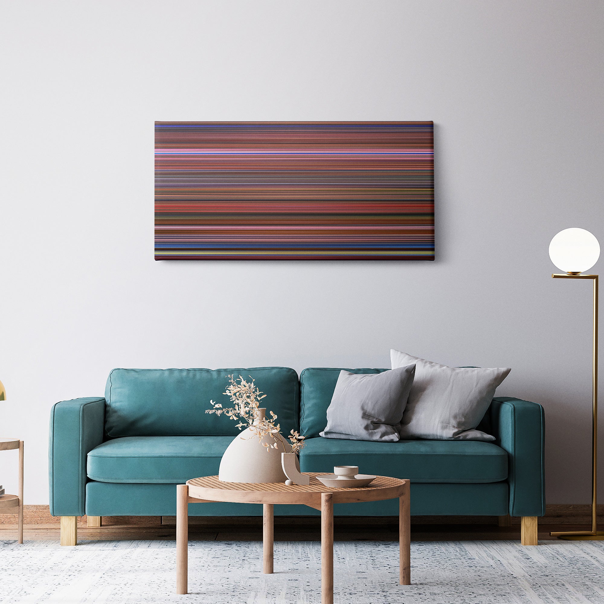 The Great Mouse Detective (1986) CineSpectrum Color Spectrum Canvas Print - Hanging Horizontal on Wall in Room