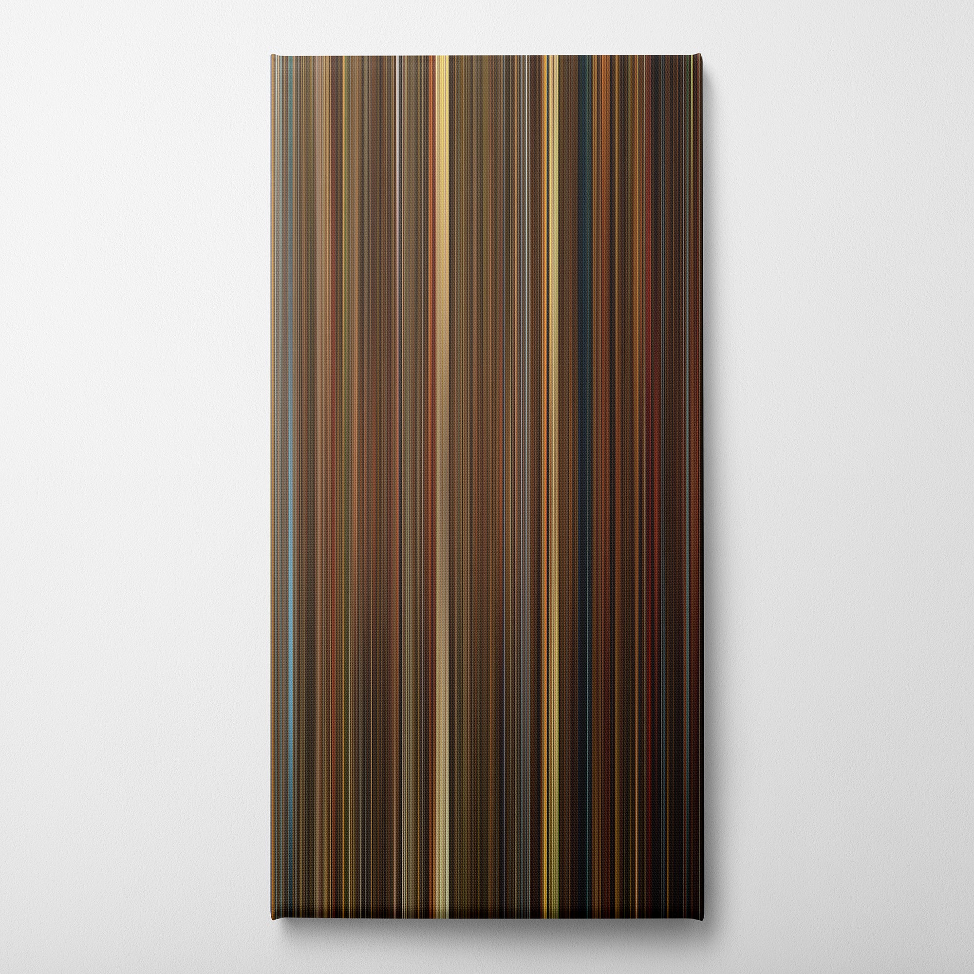 The Green Mile (1999) CineSpectrum Color Spectrum Canvas Print - Vertical on Wall