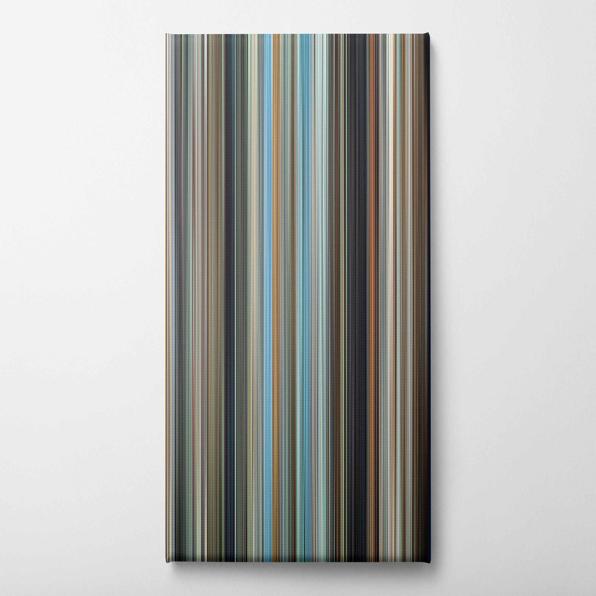 The Hangover (2009) CineSpectrum Color Spectrum Canvas Print - Vertical on Wall
