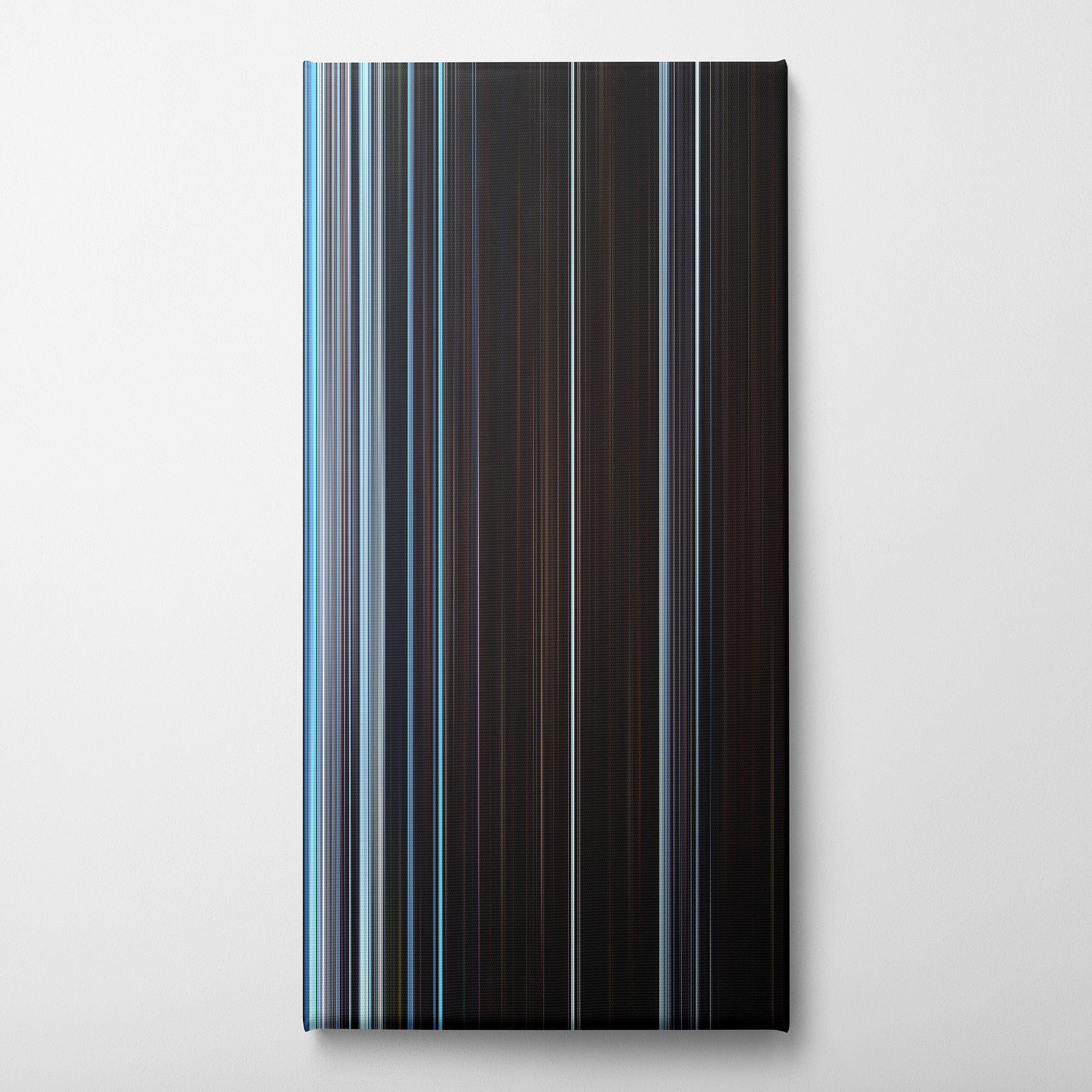 The Hateful Eight (2015) CineSpectrum Color Spectrum Canvas Print - Vertical on Wall