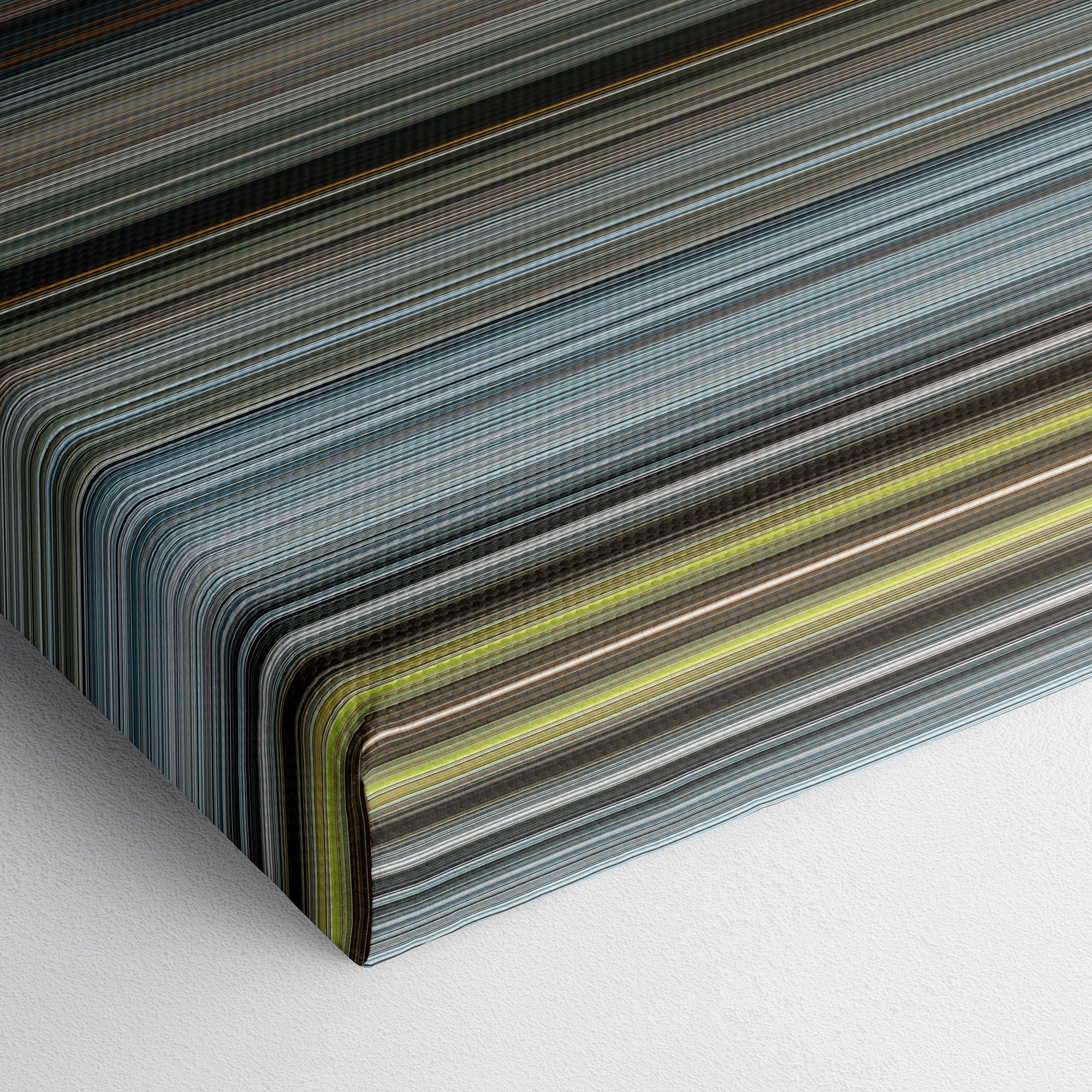 The Hobbit - The Battle of the Five Armies (2014) CineSpectrum Color Spectrum Canvas Print - Close Up of Bottom of Print