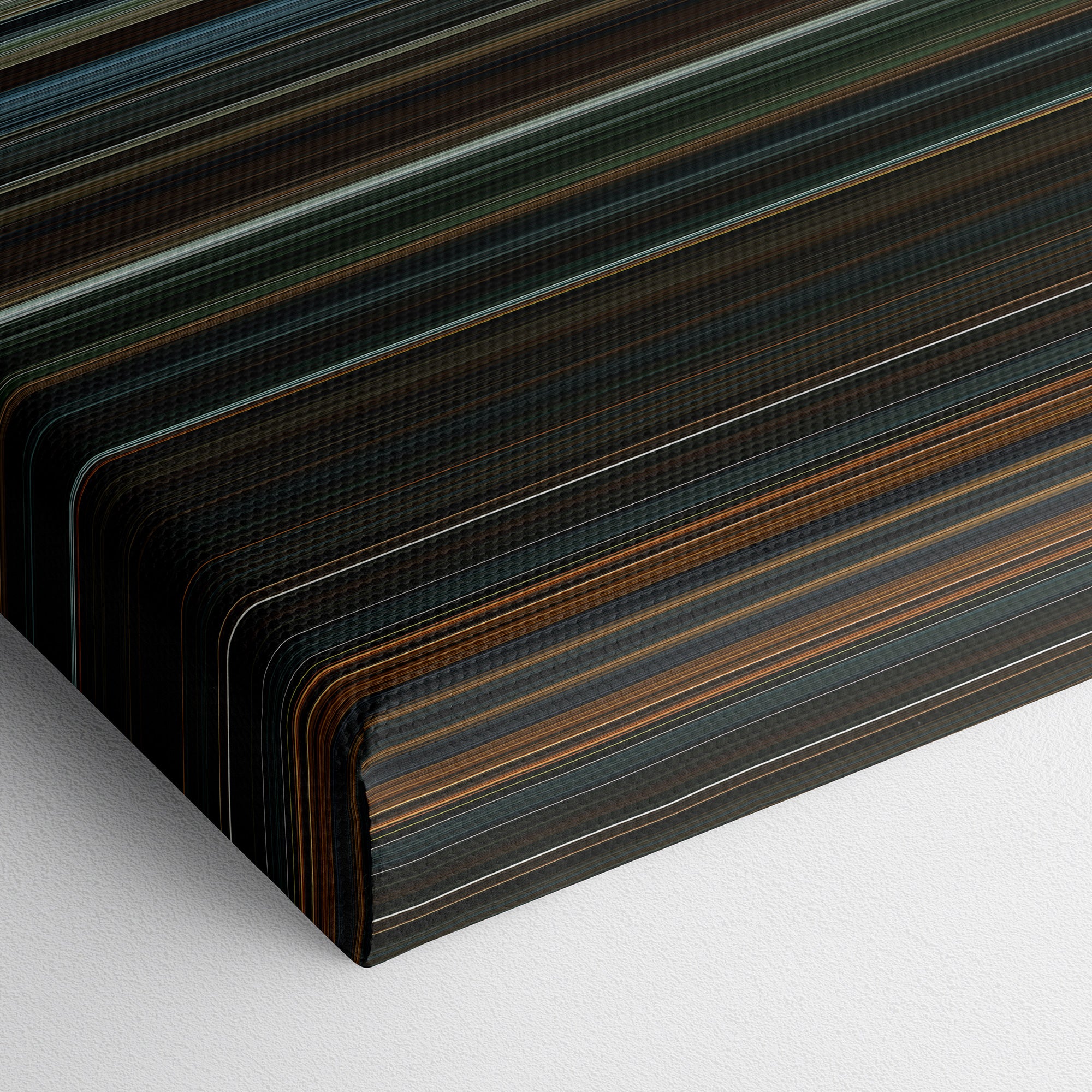 The Hobbit - The Desolation of Smaug (2013) CineSpectrum Color Spectrum Canvas Print - Close Up of Bottom of Print