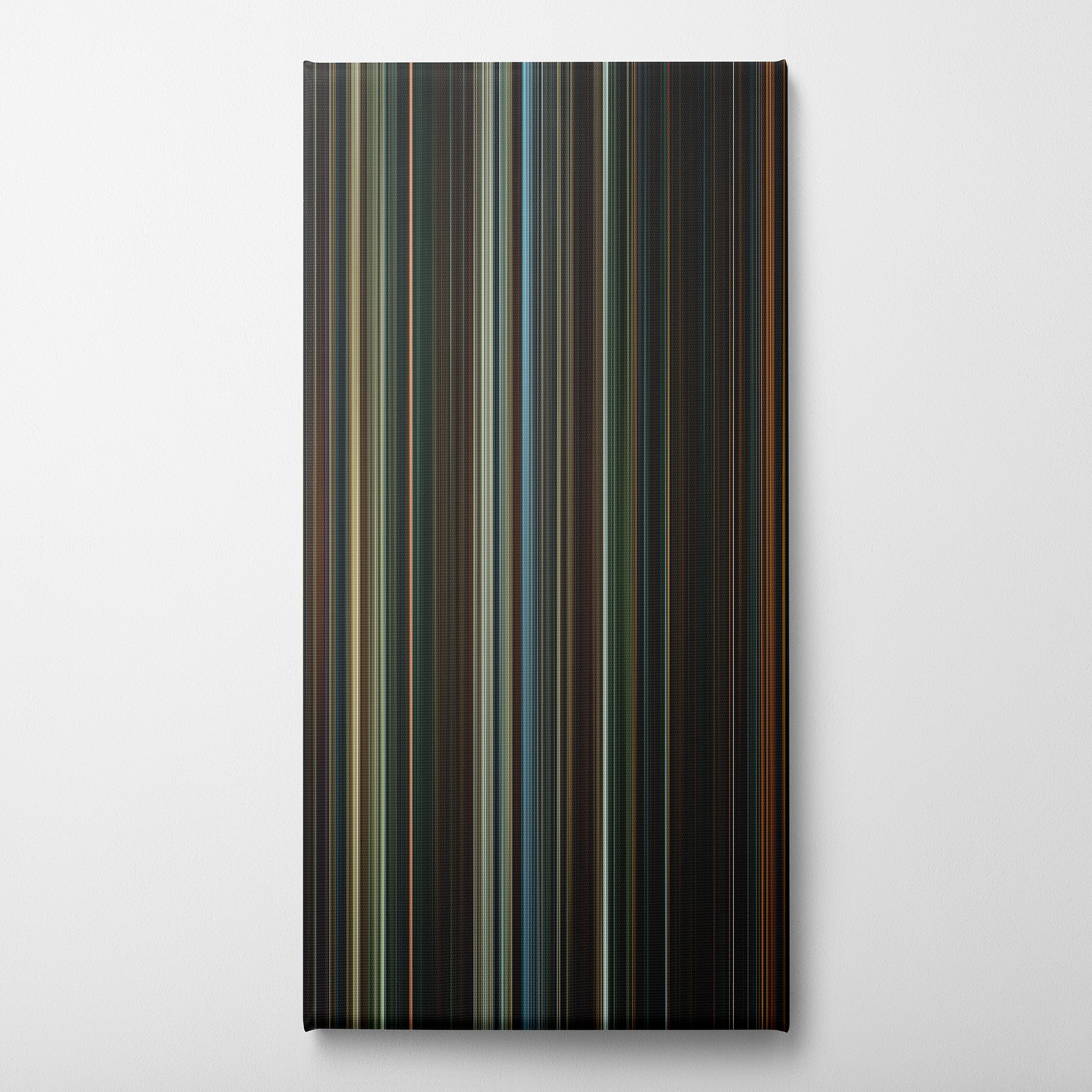 The Hobbit - The Desolation of Smaug (2013) CineSpectrum Color Spectrum Canvas Print - Vertical on Wall