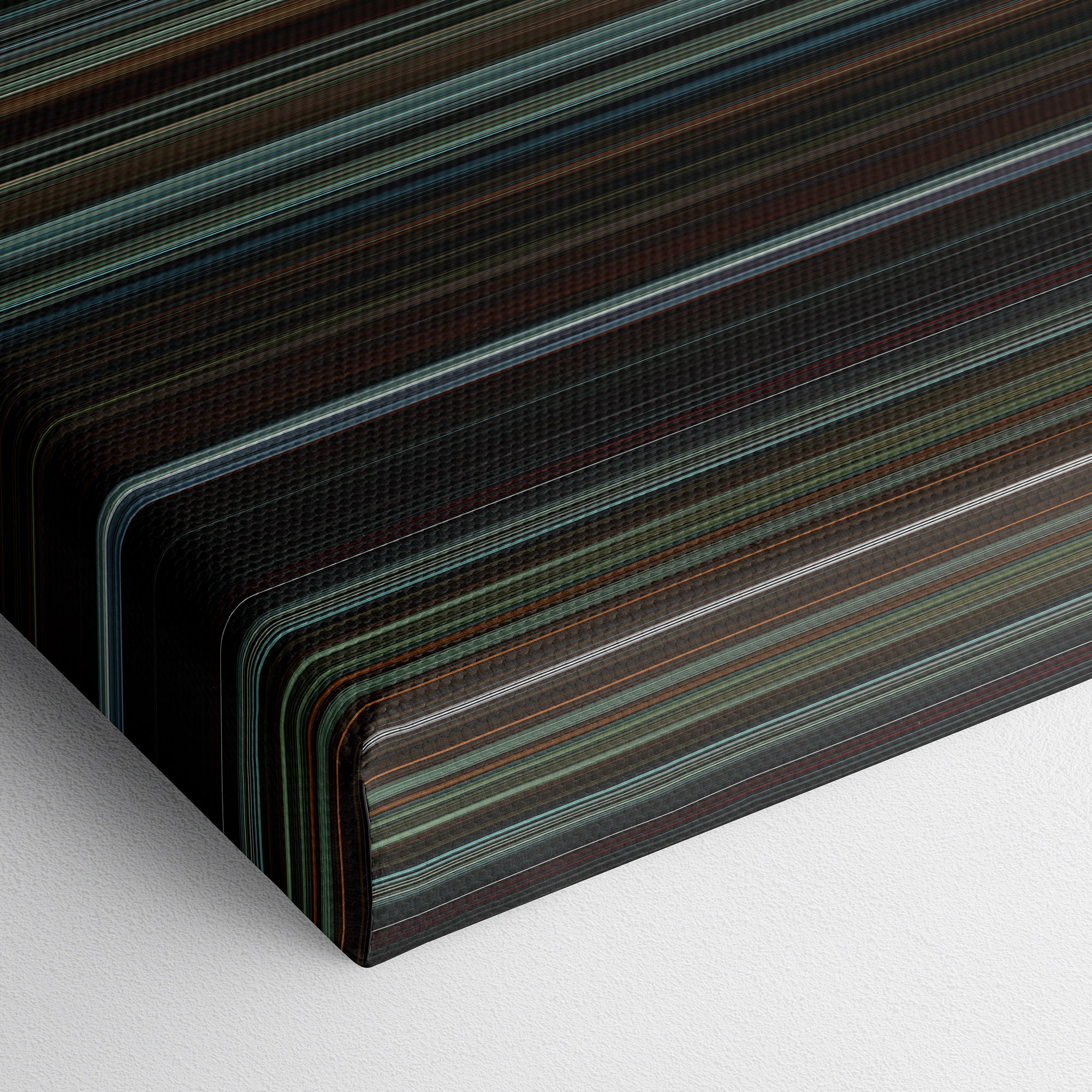 The Hunger Games - Mockingjay Part 1 (2014) CineSpectrum Color Spectrum Canvas Print - Close Up of Bottom of Print