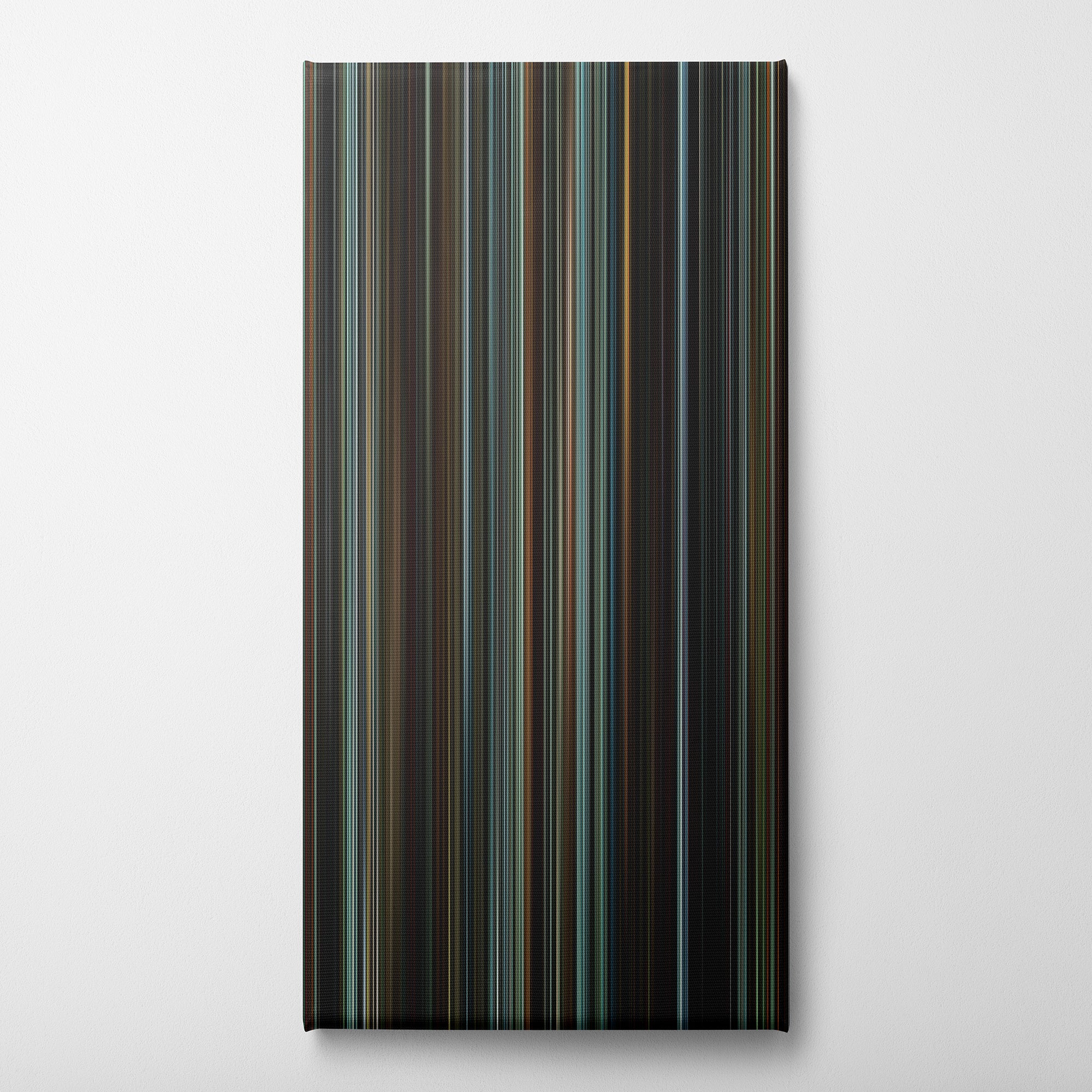 The Hunger Games - Mockingjay Part 1 (2014) CineSpectrum Color Spectrum Canvas Print - Vertical on Wall