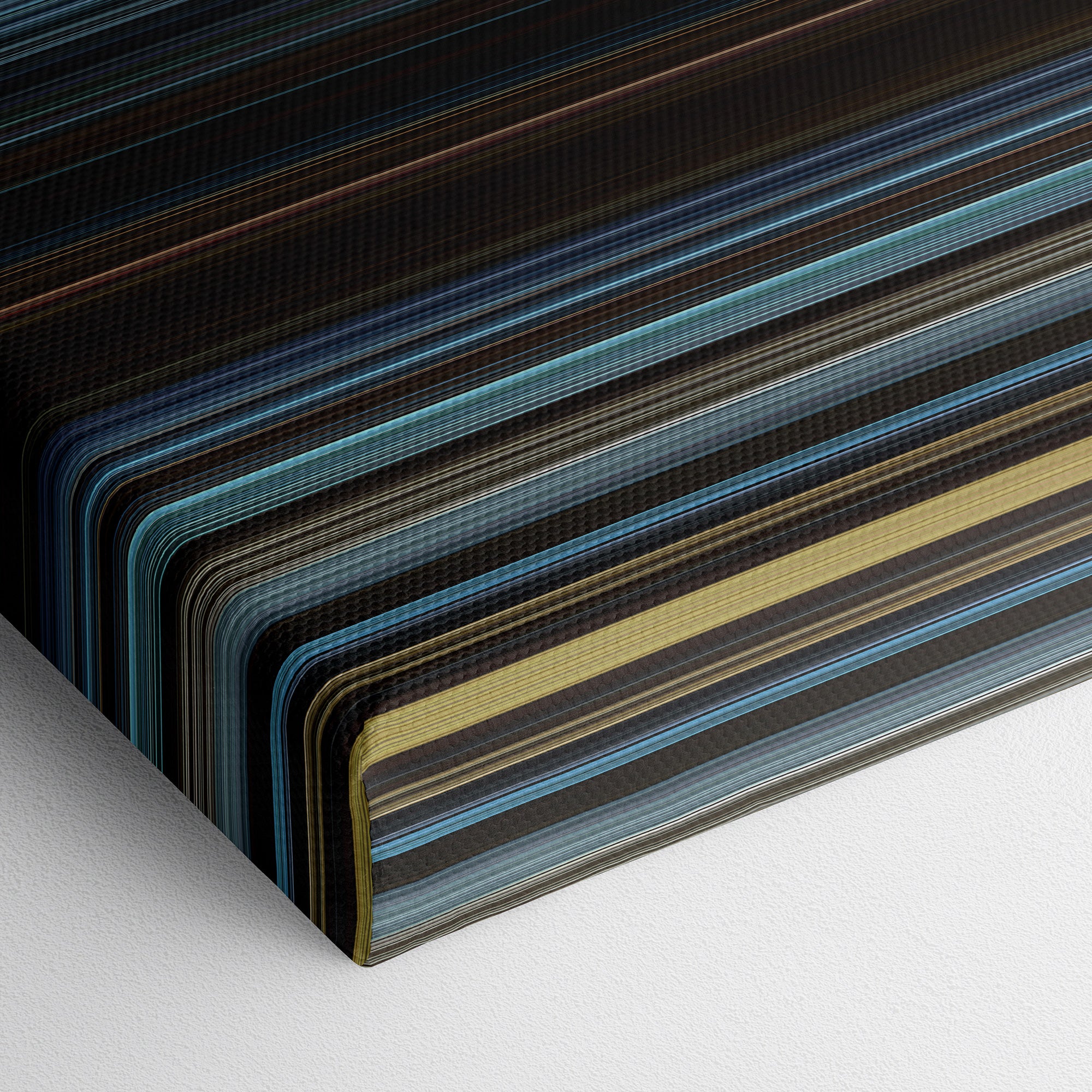 The Hunger Games - Mockingjay Part 2 (2015) CineSpectrum Color Spectrum Canvas Print - Close Up of Bottom of Print