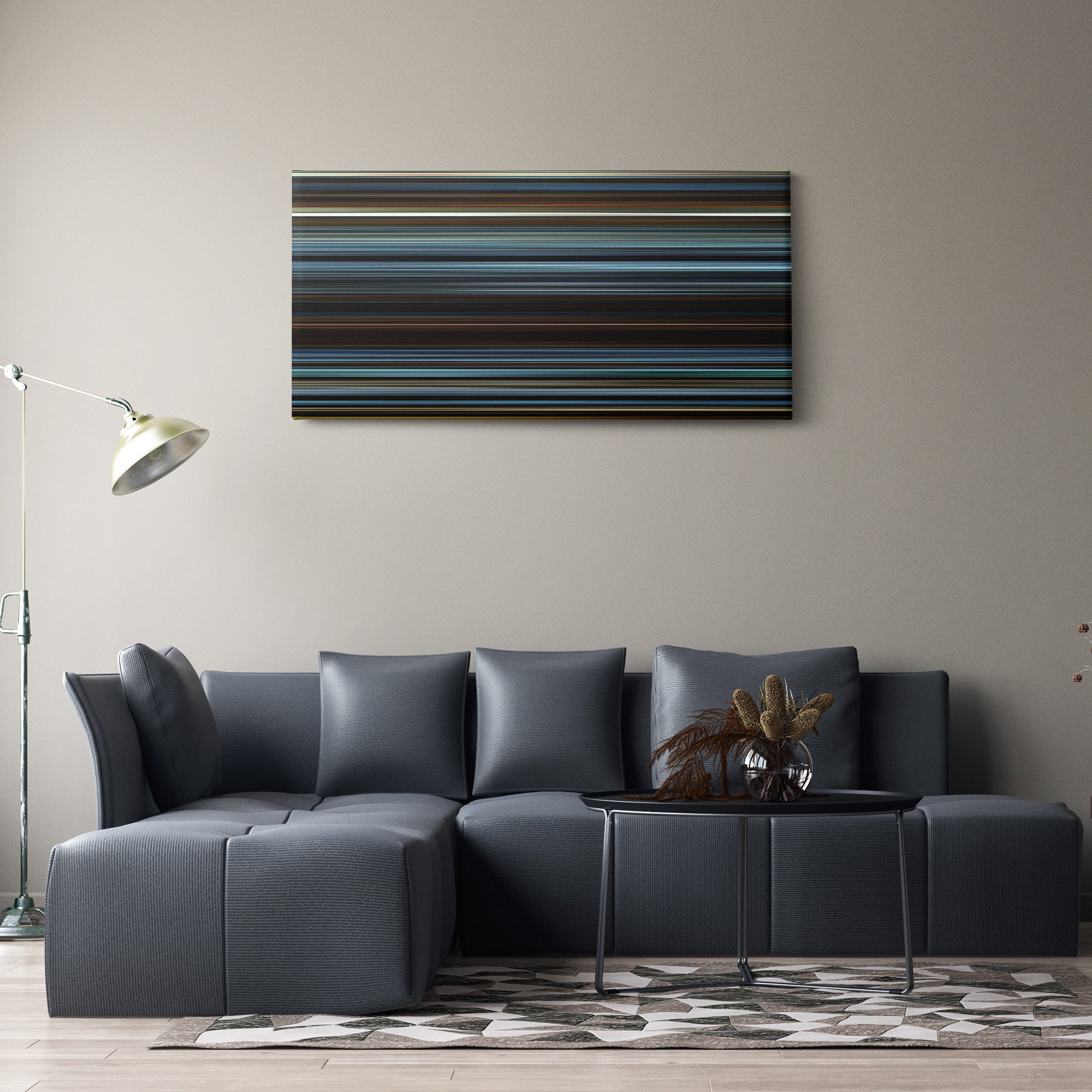 The Hunger Games - Mockingjay Part 2 (2015) CineSpectrum Color Spectrum Canvas Print - Hanging Horizontal on Wall in Room