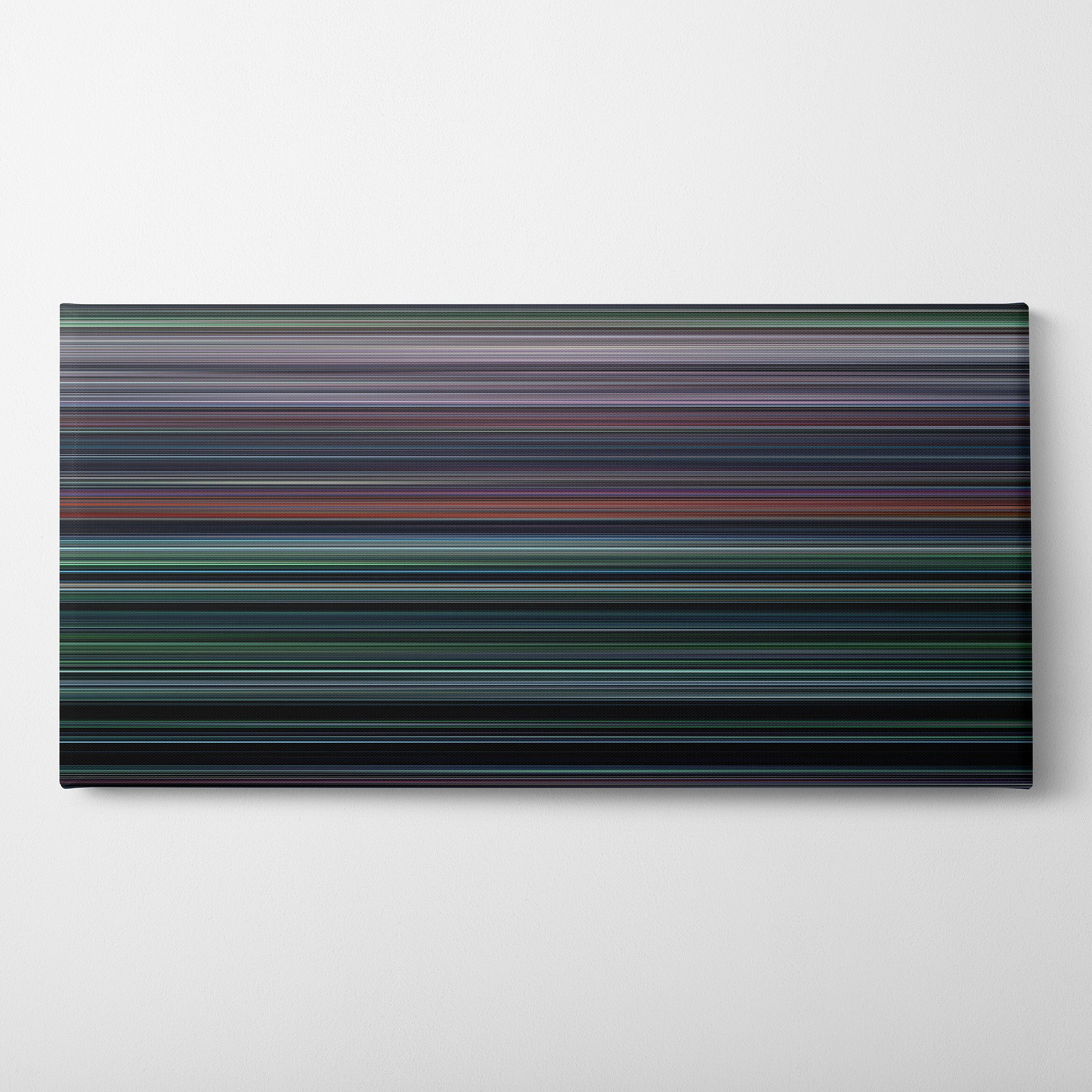 The Hunger Games (2012) CineSpectrum Color Spectrum Canvas Print - Horizontal on Wall