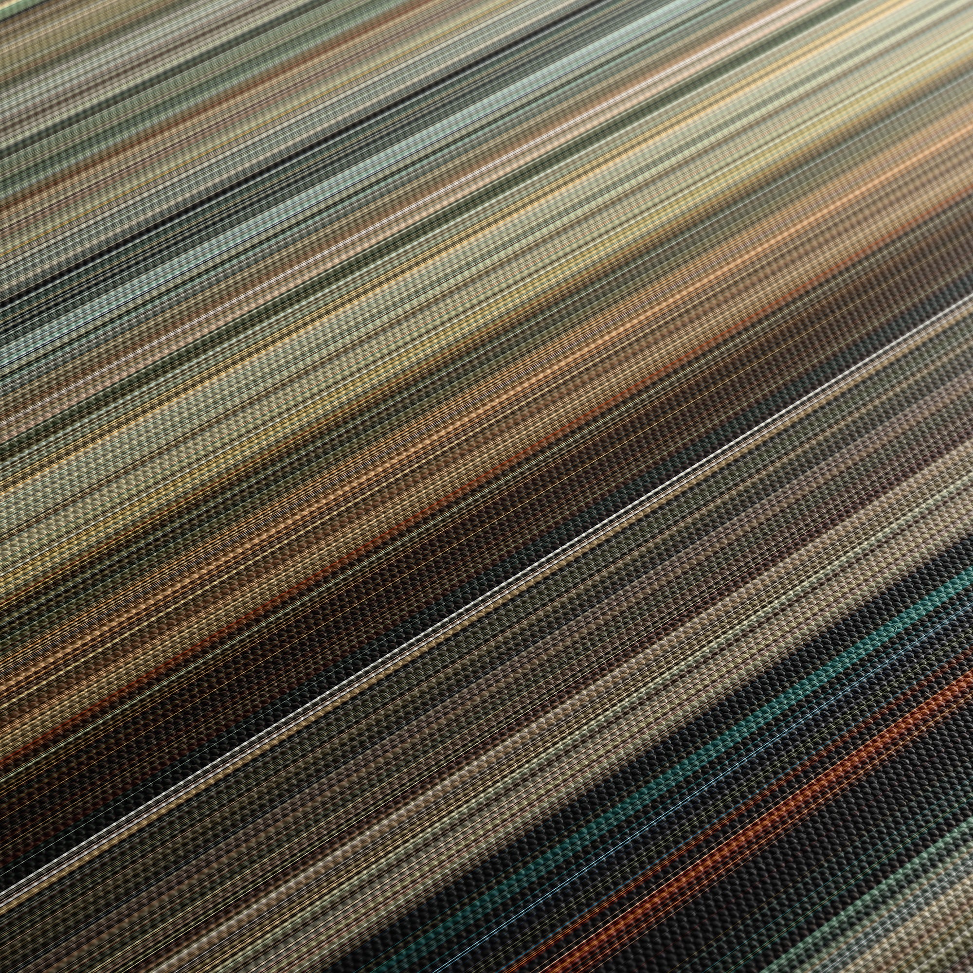The Hurt Locker (2008) CineSpectrum Color Spectrum Canvas Print - Close Up of Middle of Print
