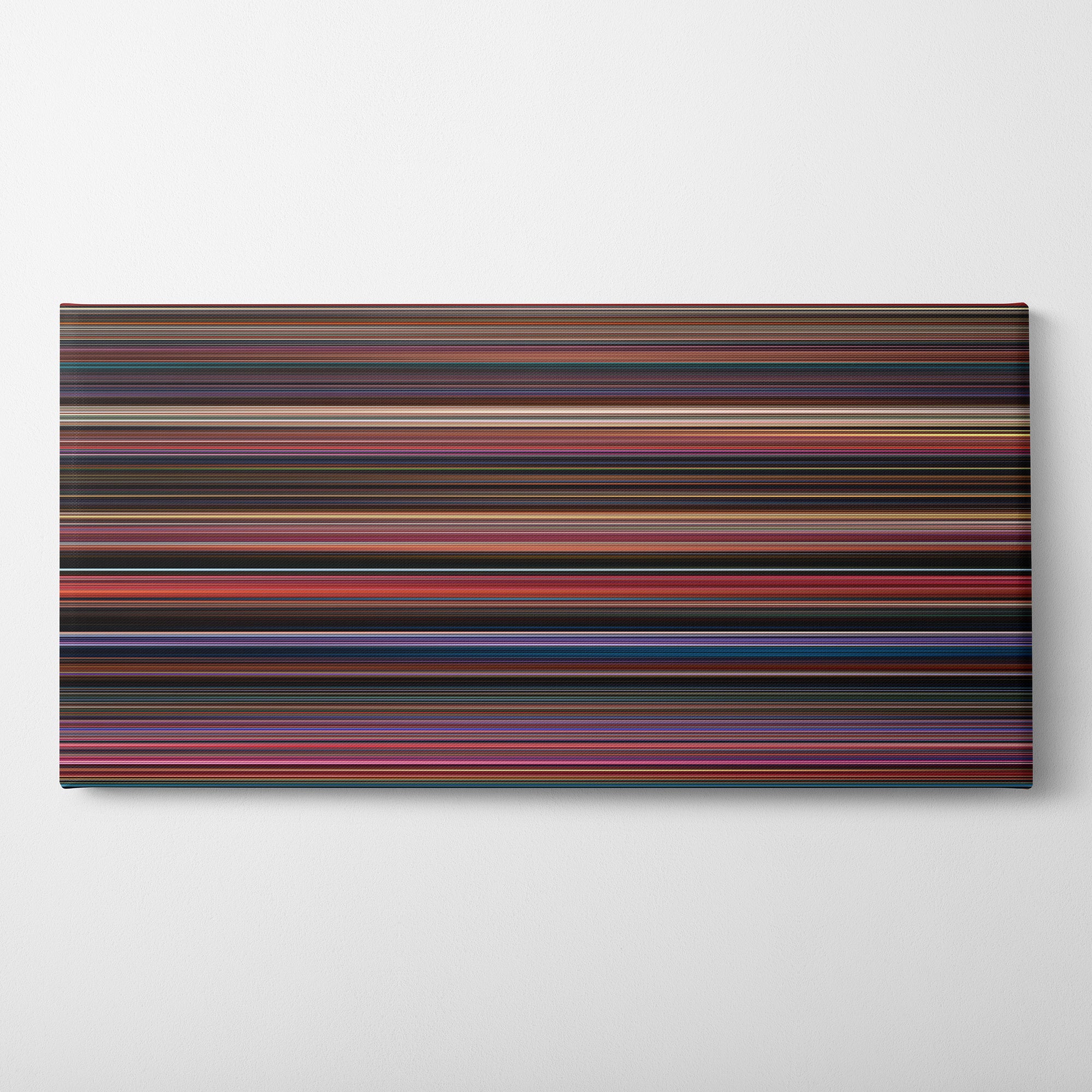 The Incredibles 2 (2018) CineSpectrum Color Spectrum Canvas Print - Horizontal on Wall