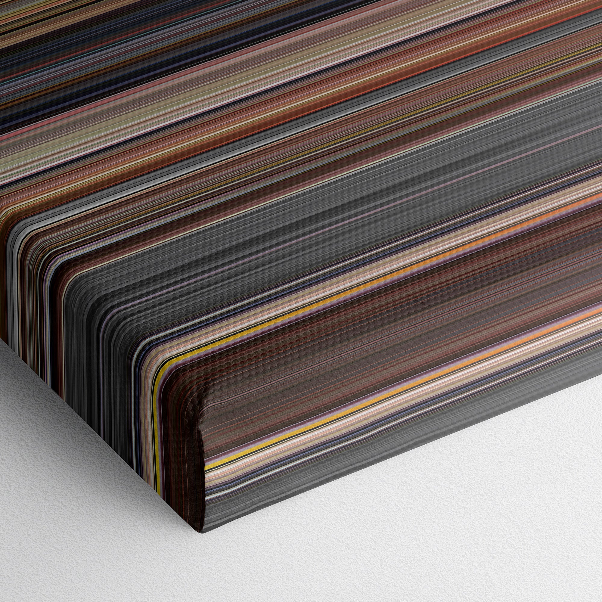 The Kentucky Fried Movie (1977) CineSpectrum Color Spectrum Canvas Print - Close Up of Bottom of Print