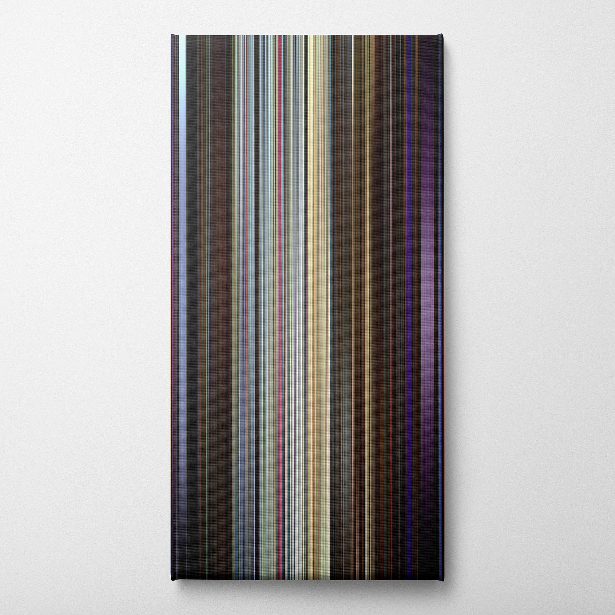 The King of Comedy (1982) CineSpectrum Color Spectrum Canvas Print - Vertical on Wall