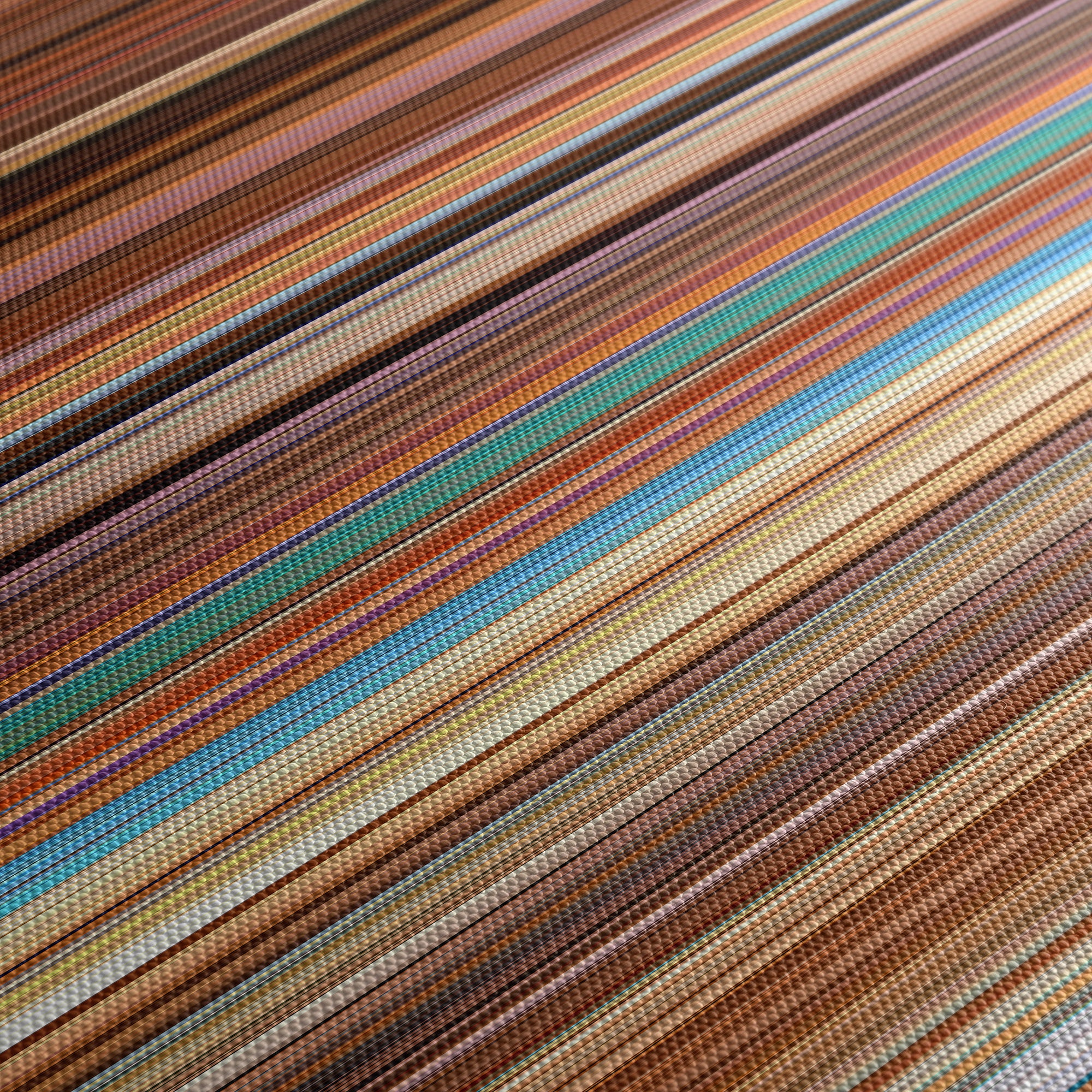 The Life Aquatic With Steve Zissou (2004) CineSpectrum Color Spectrum Canvas Print - Close Up of Middle of Print