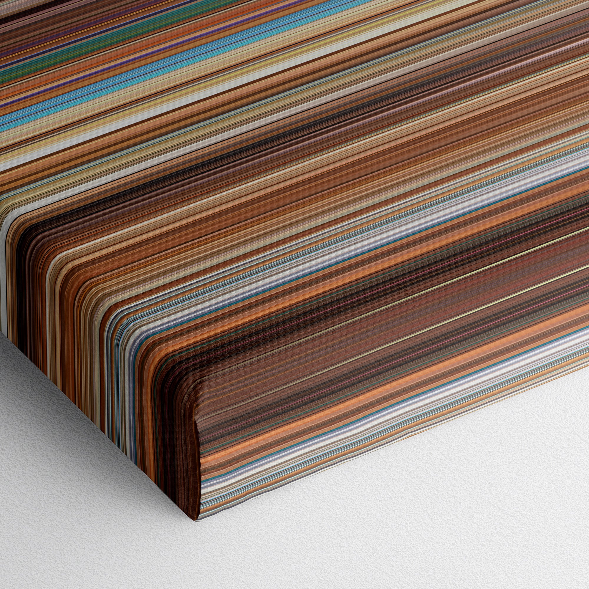 The Life Aquatic With Steve Zissou (2004) CineSpectrum Color Spectrum Canvas Print - Close Up of Bottom of Print