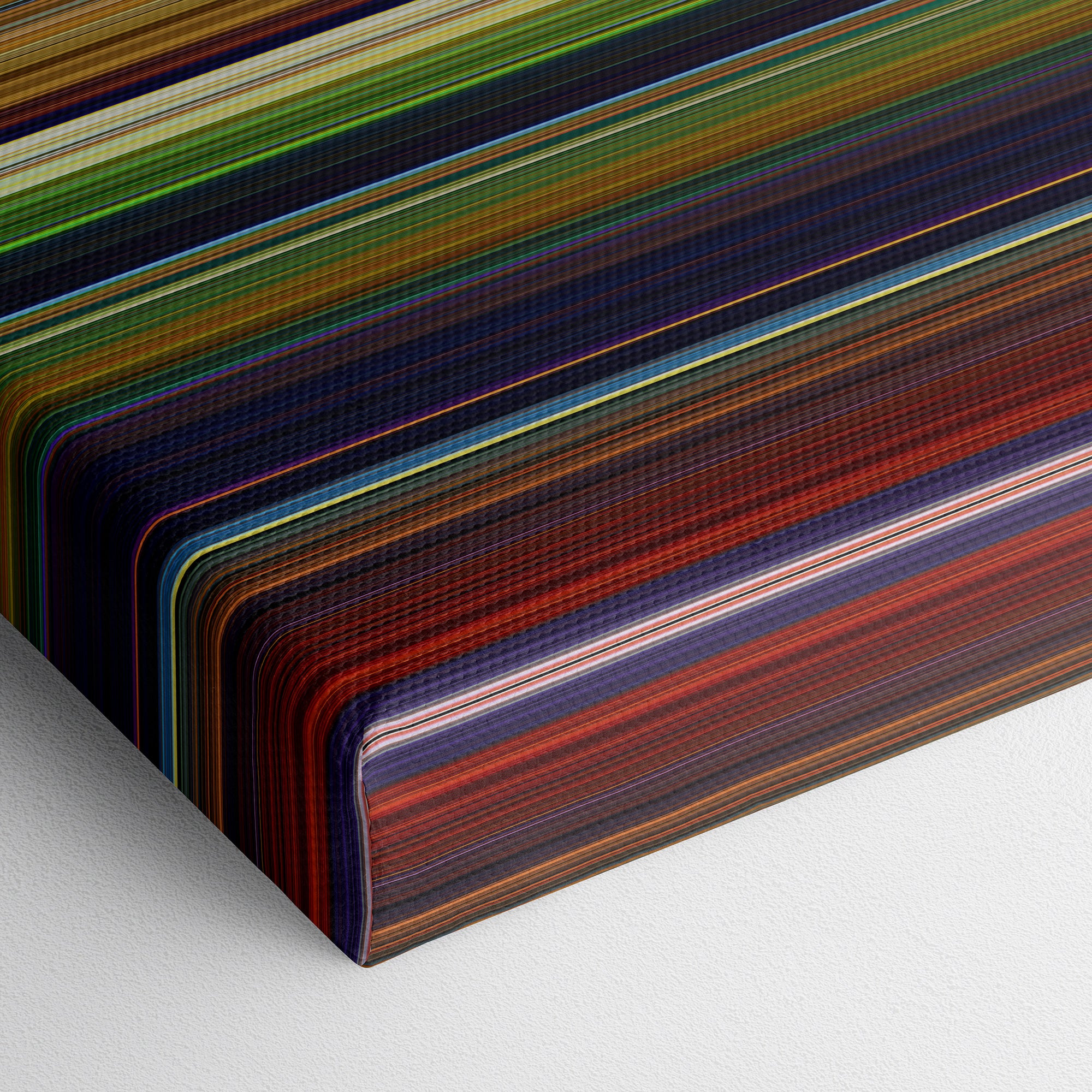 The Lion King (1994) CineSpectrum Color Spectrum Canvas Print - Close Up of Bottom of Print