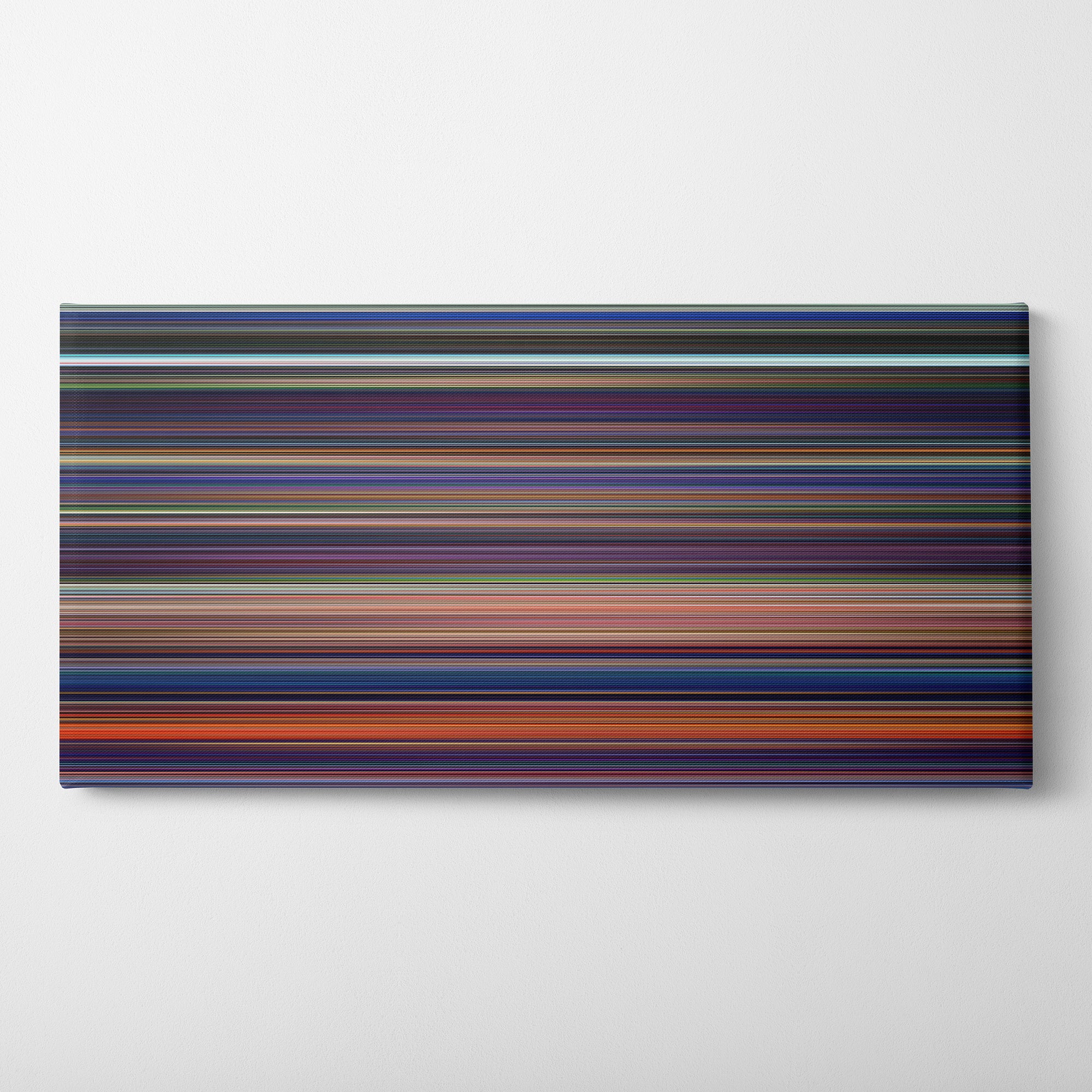 The Little Mermaid (1989) CineSpectrum Color Spectrum Canvas Print - Horizontal on Wall