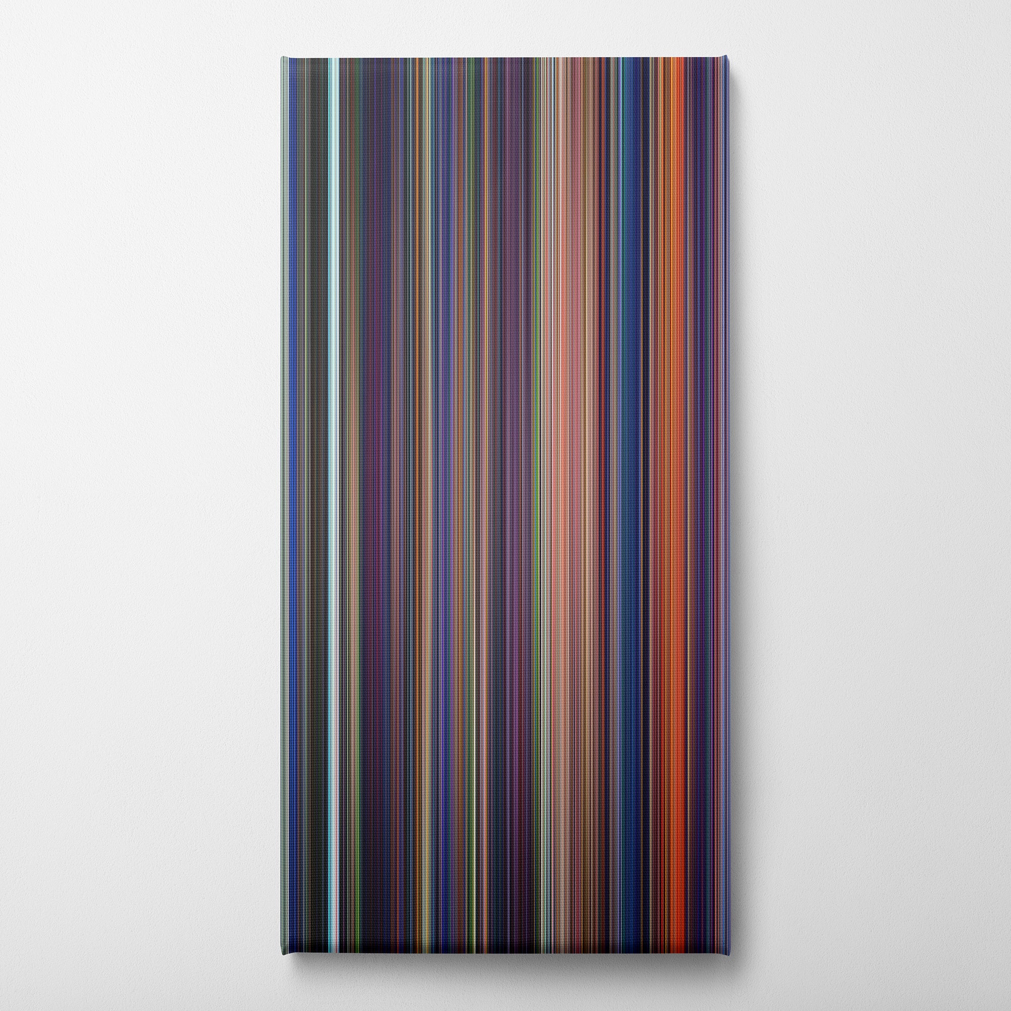 The Little Mermaid (1989) CineSpectrum Color Spectrum Canvas Print - Vertical on Wall