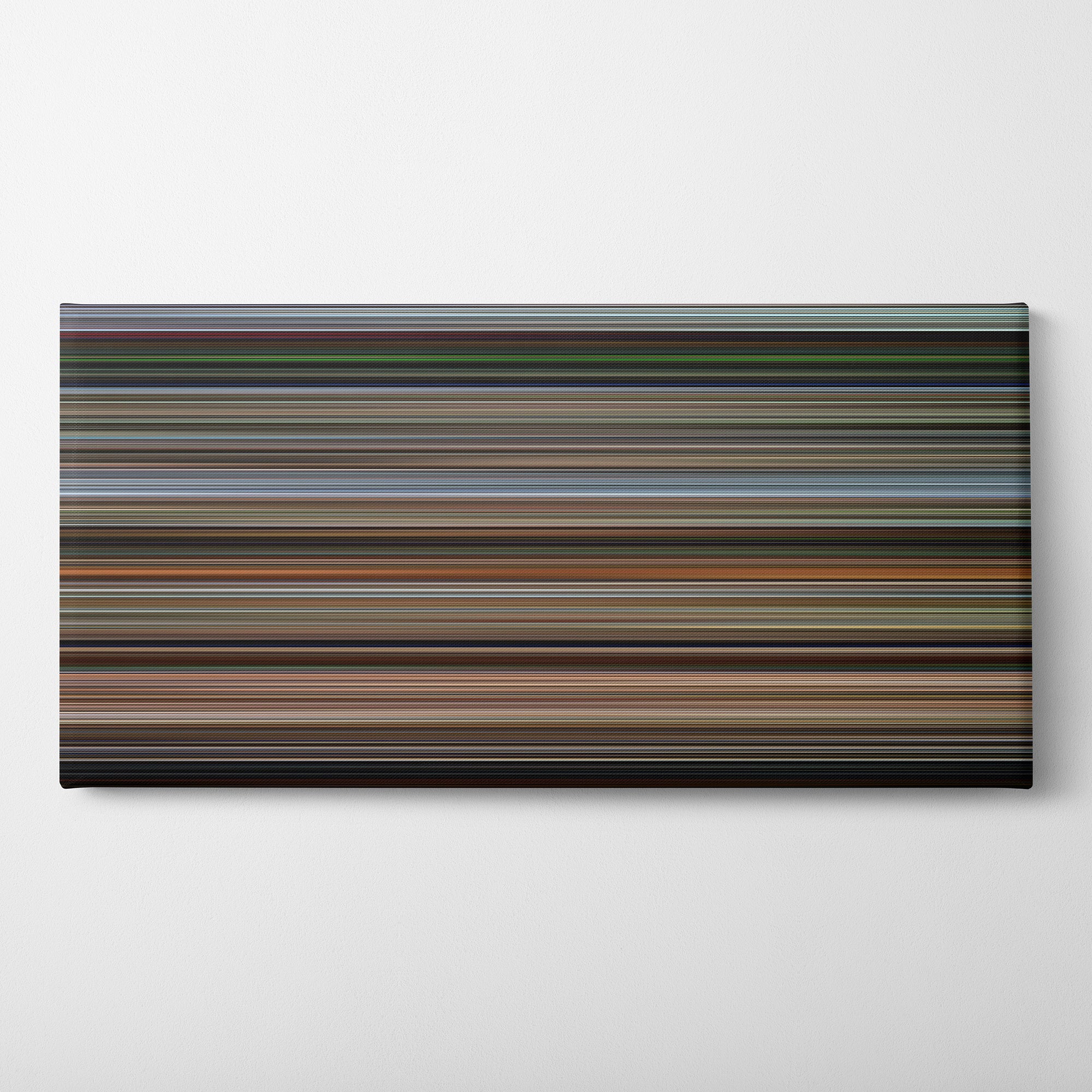 The Living Daylights (1987) CineSpectrum Color Spectrum Canvas Print - Horizontal on Wall