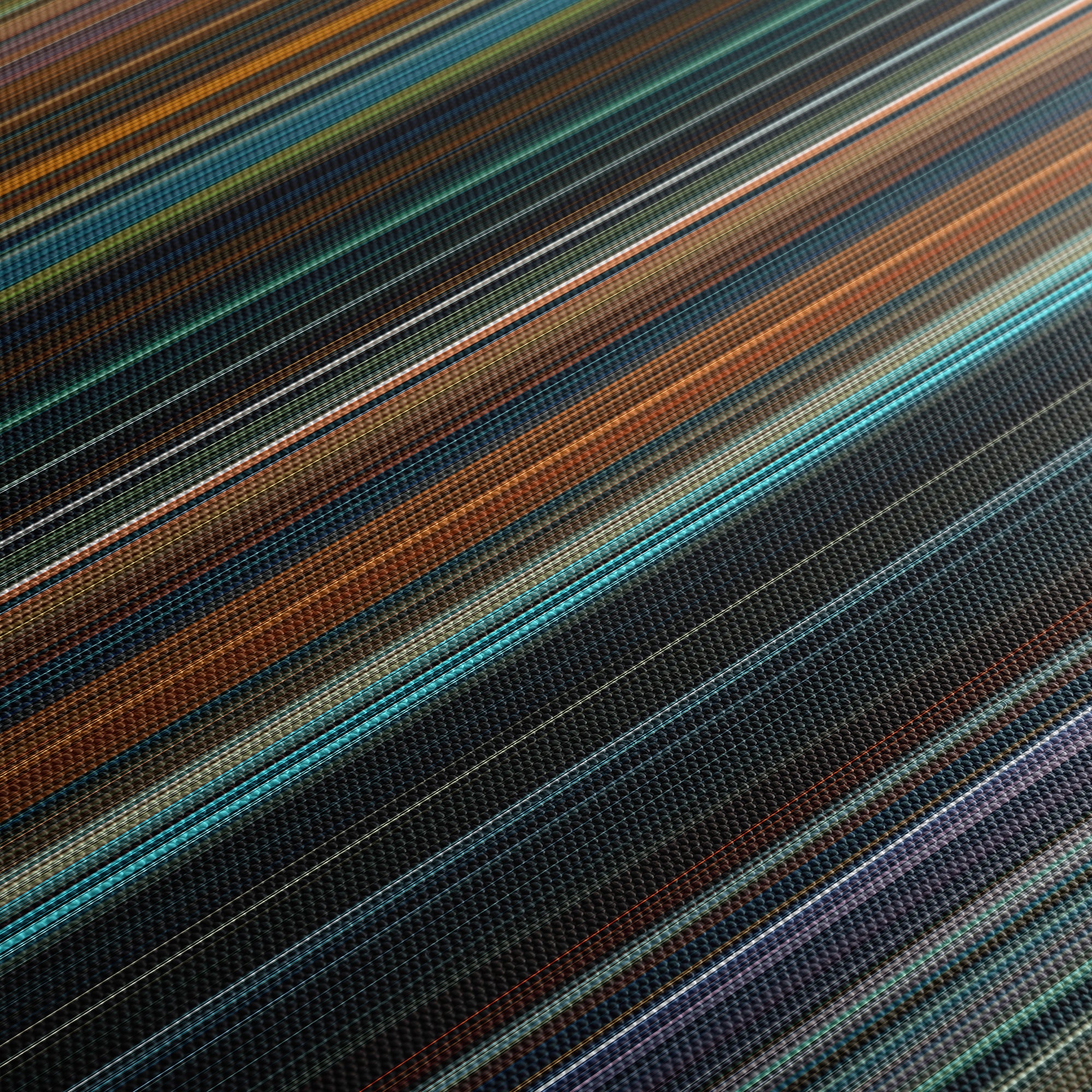 The Lord of the Rings - The Fellowship of the Ring (2001) CineSpectrum Color Spectrum Canvas Print - Close Up of Middle of Print
