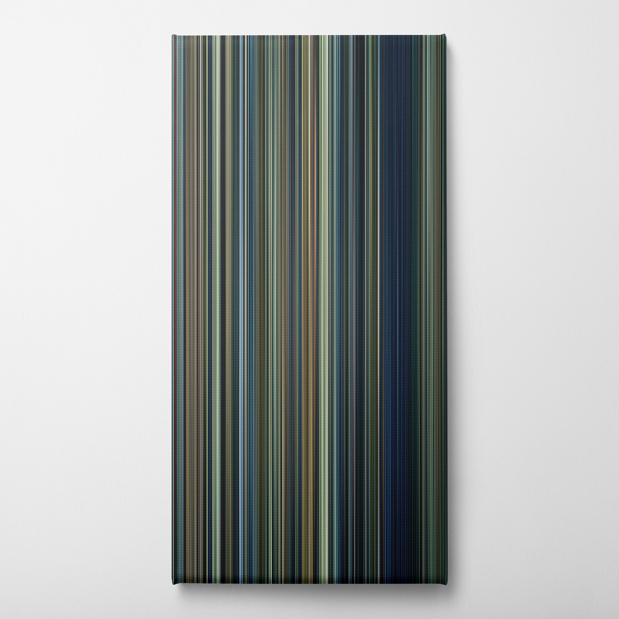 The Lord of the Rings - The Two Towers (2002) CineSpectrum Color Spectrum Canvas Print - Vertical on Wall
