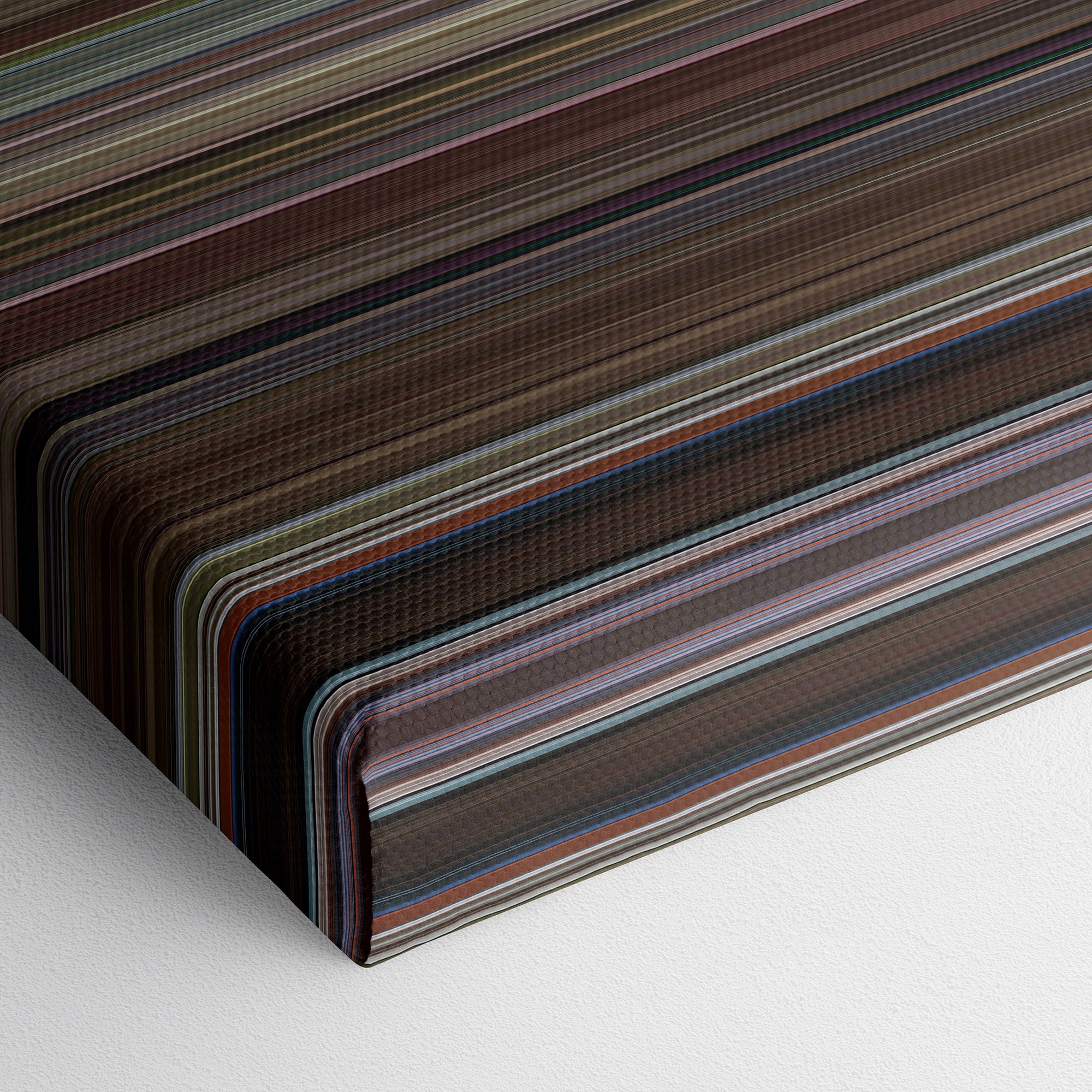 The Meaning of Life (1983) CineSpectrum Color Spectrum Canvas Print - Close Up of Bottom of Print